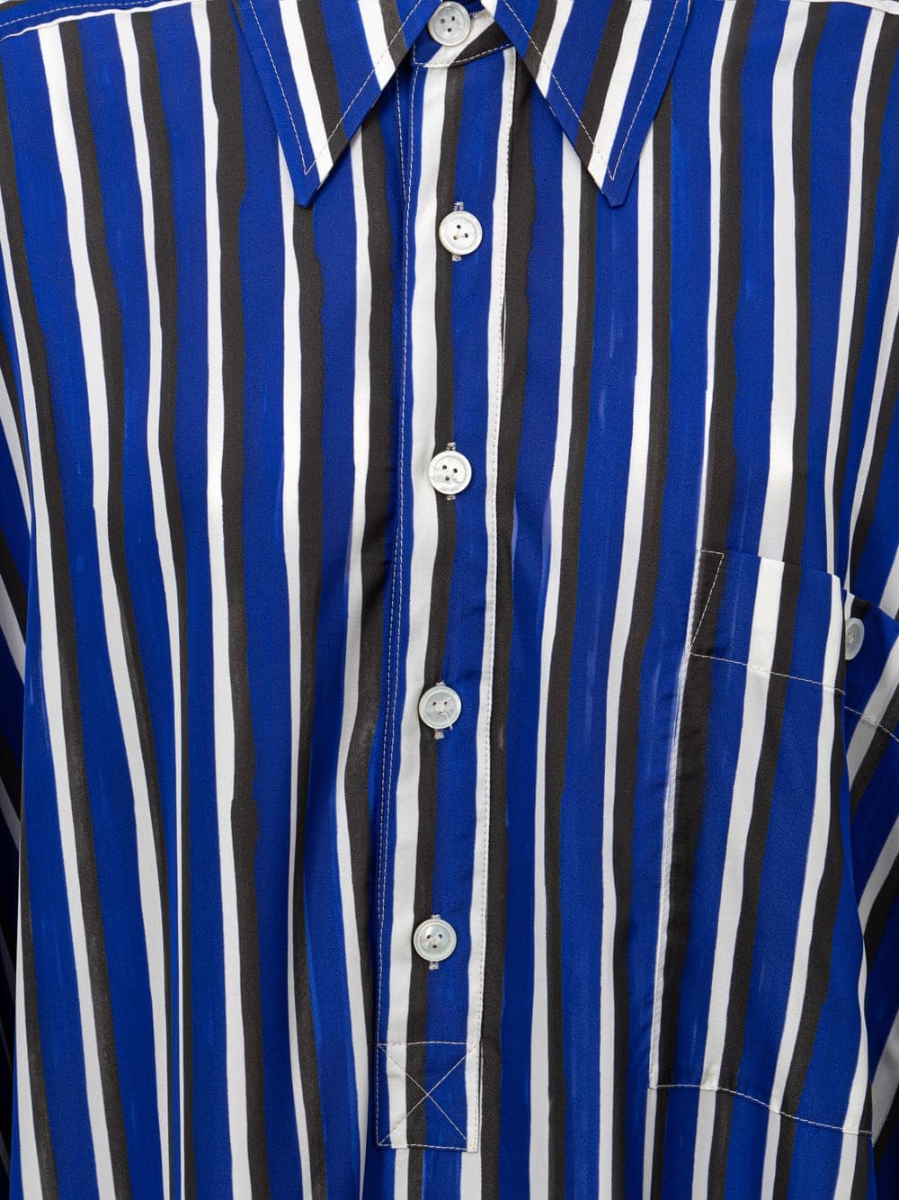 Bottega Veneta Abito Camicia Kaftano a Righe - 3