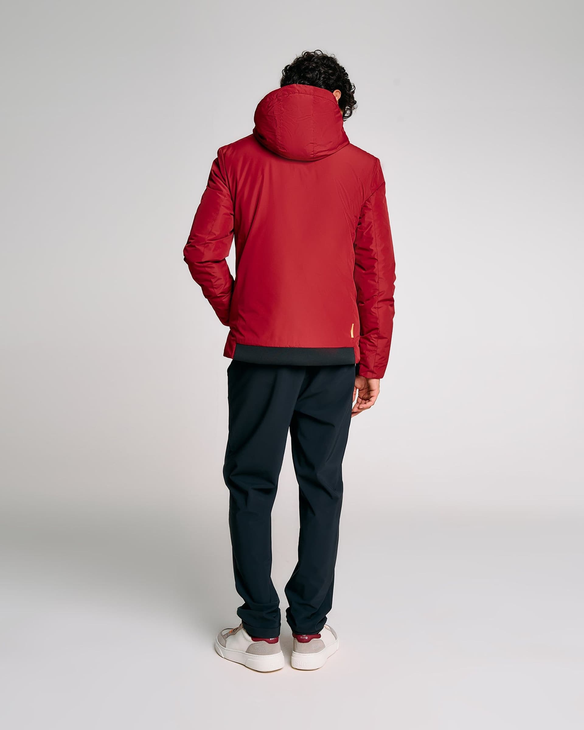 SUNS Giubbotto Uomo Suns Aurelio Velour Bordeaux - 5