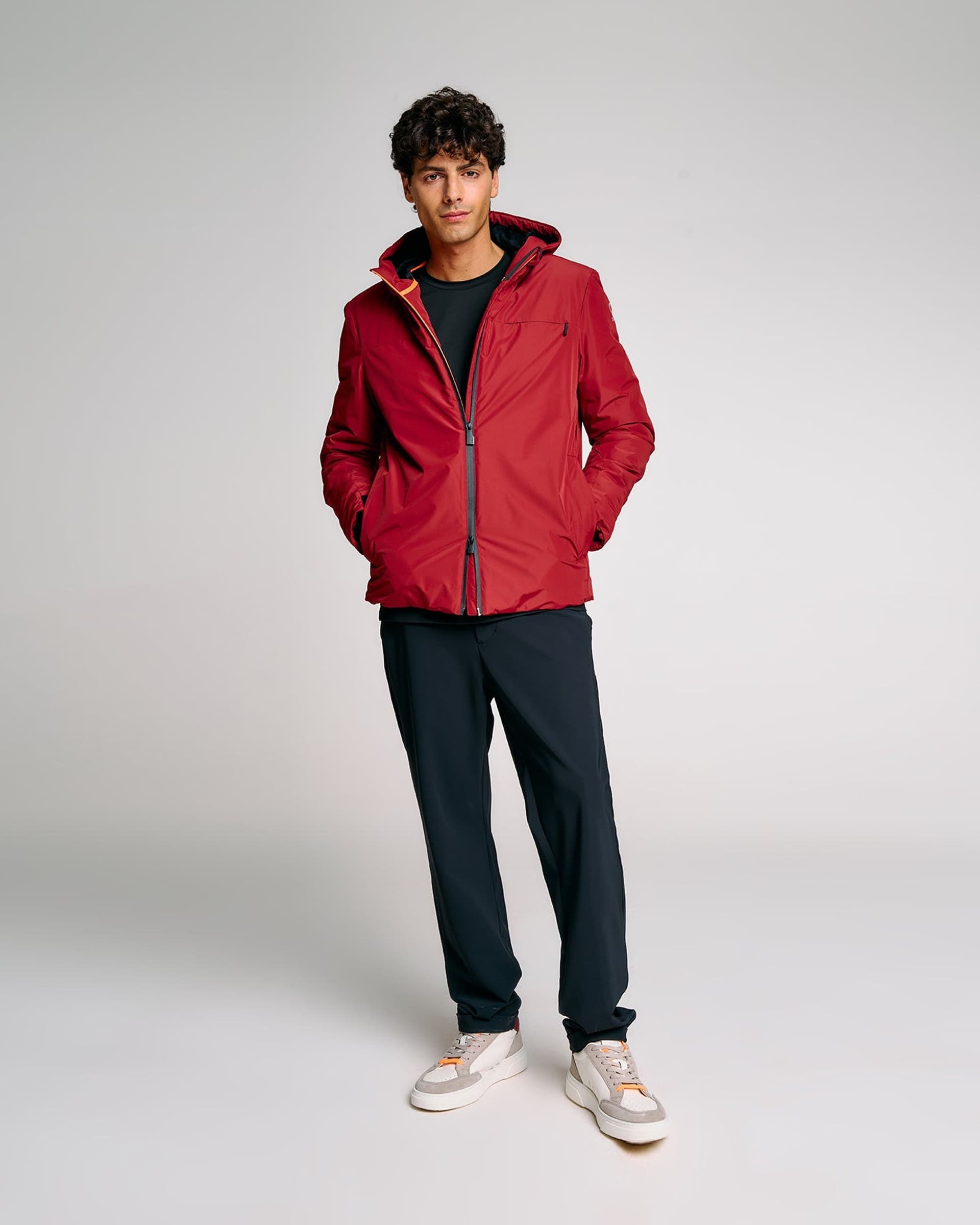 SUNS Giubbotto Uomo Suns Aurelio Velour Bordeaux - 6