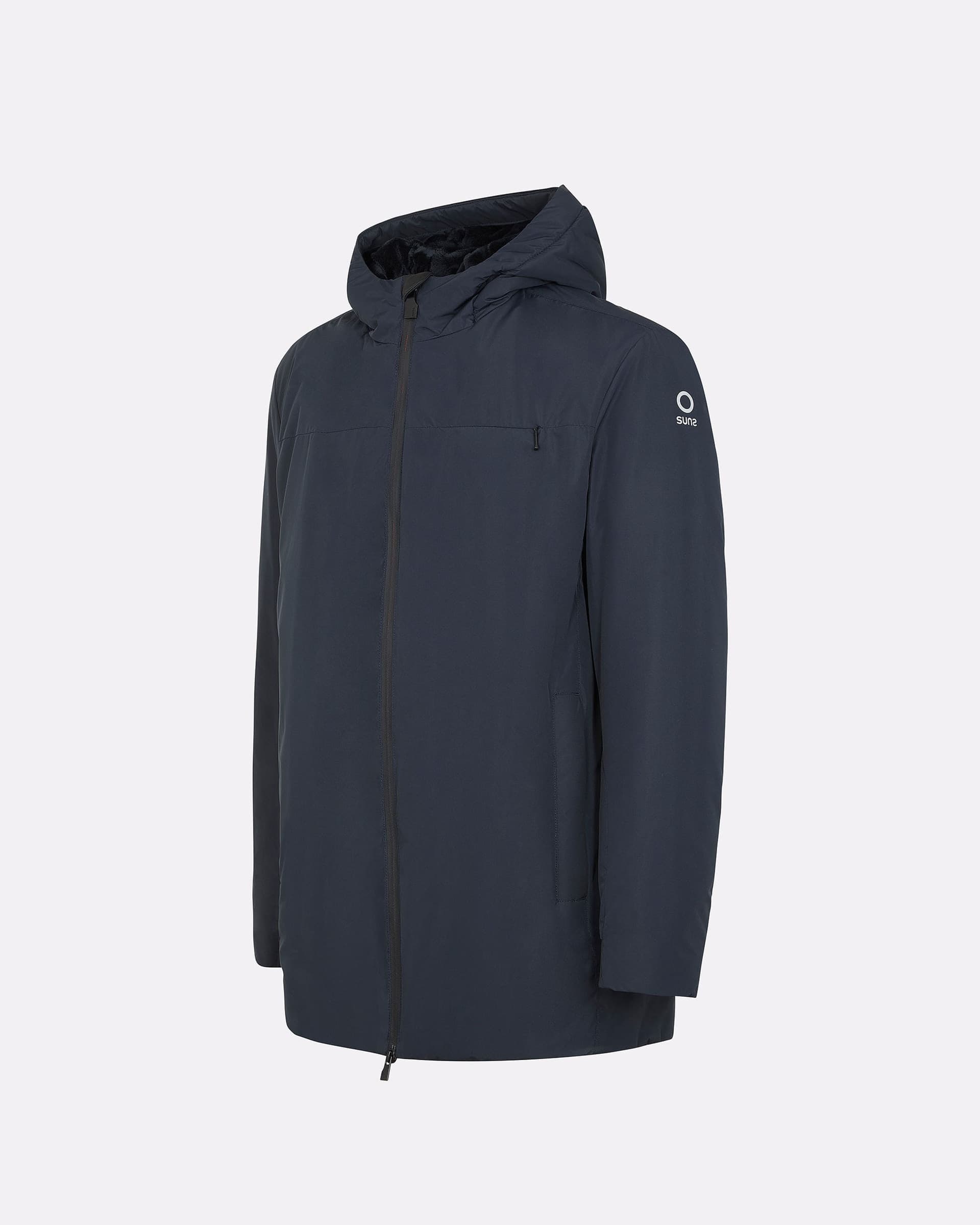 SUNS Giubbotto Uomo Suns Aurelio Long Velour dark blue - 4