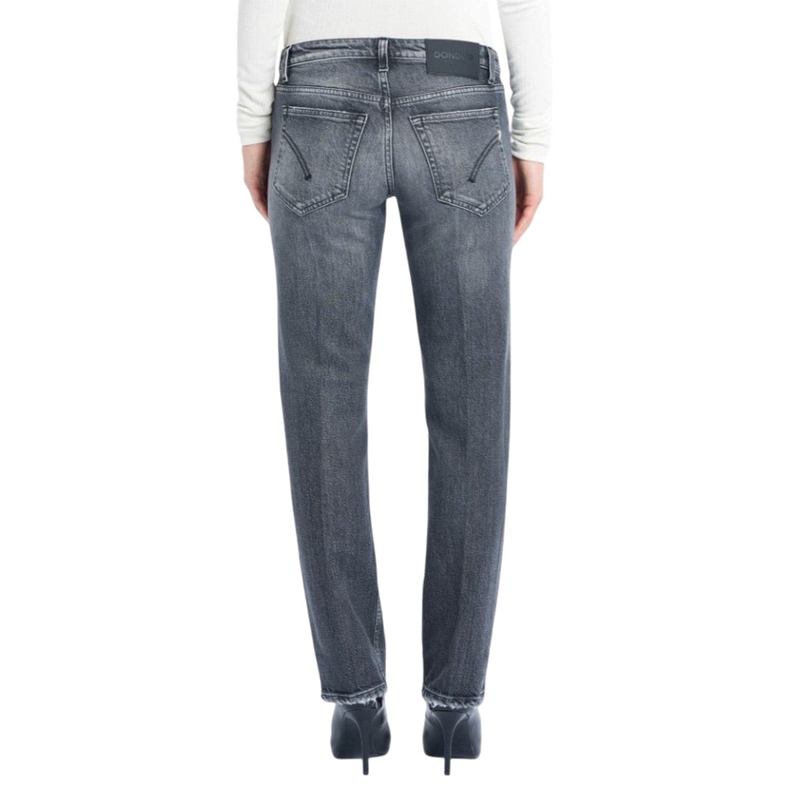 DONDUP pantaloni donna dondup - pantalone coco - grigio - 3