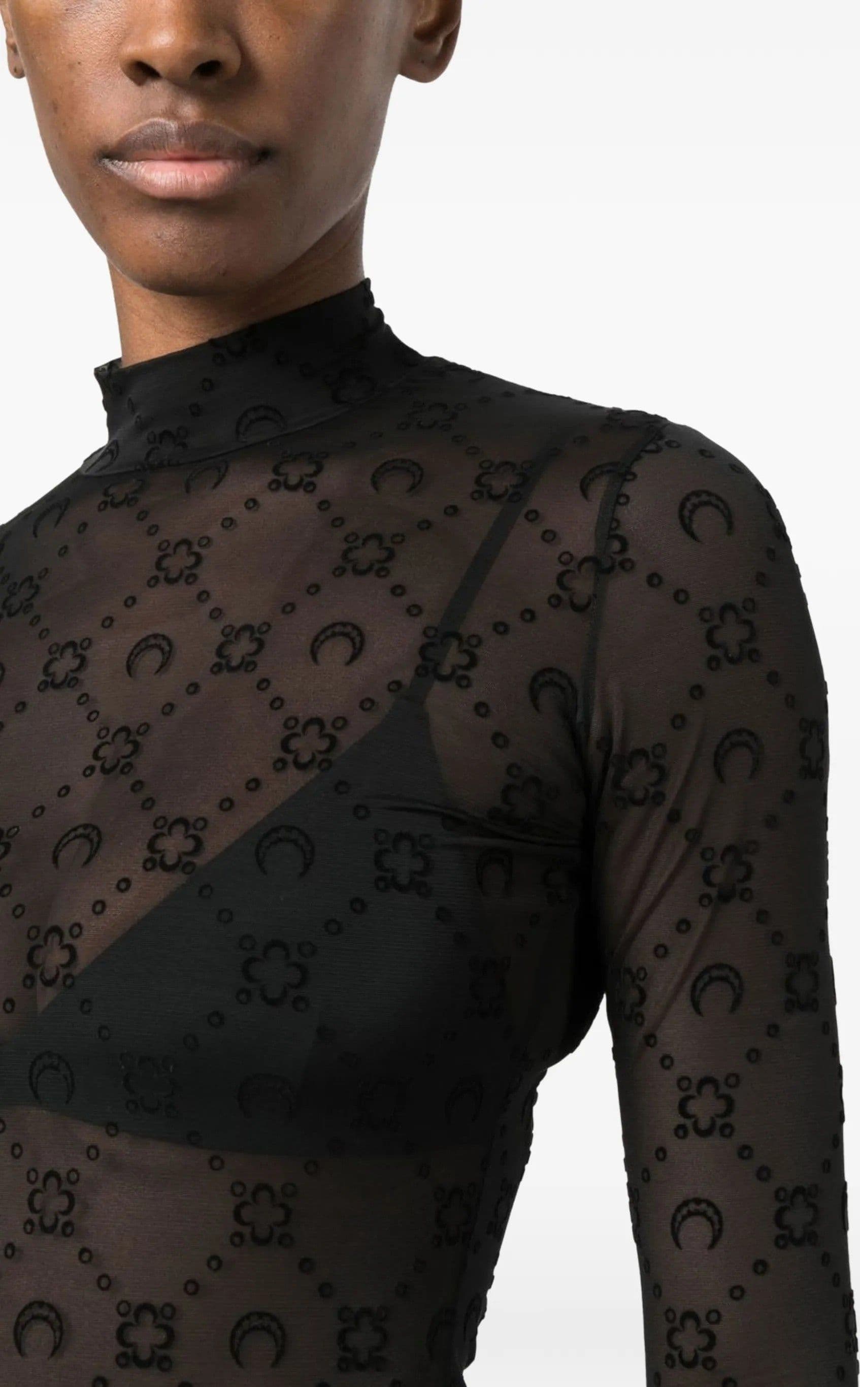 MARINE SERRE Marine Serre - Top Nero da Donna - 2