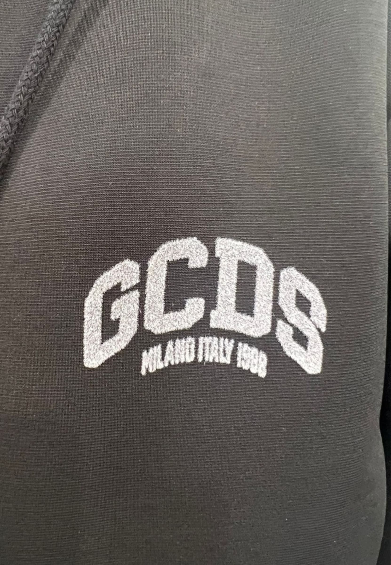 GCDS  FELPA LOGO LOUNGE SCOUBA FULL ZIP HOODIE - 3
