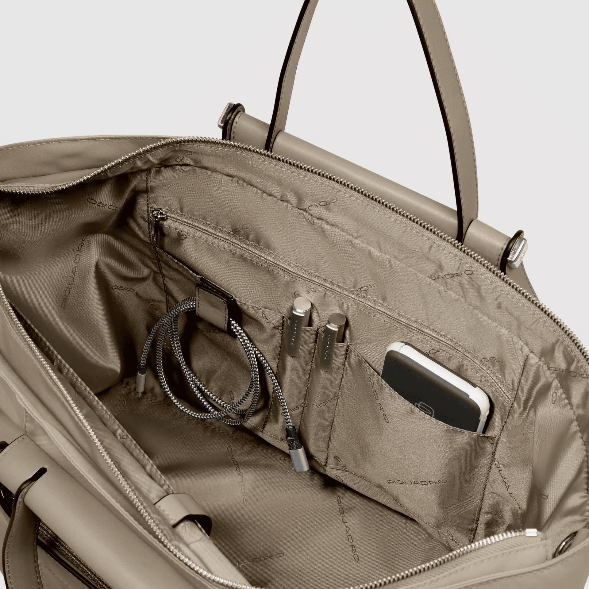 PIQUADRO Borsa porta pc e ipad Donna piquadro CA6336W92T-N Nero - 11