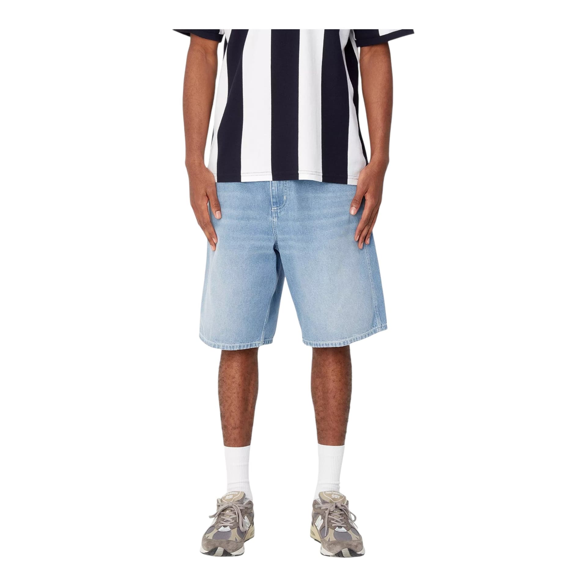 CARHARTT WIP carhartt wip simple short - blue light true washed - 2