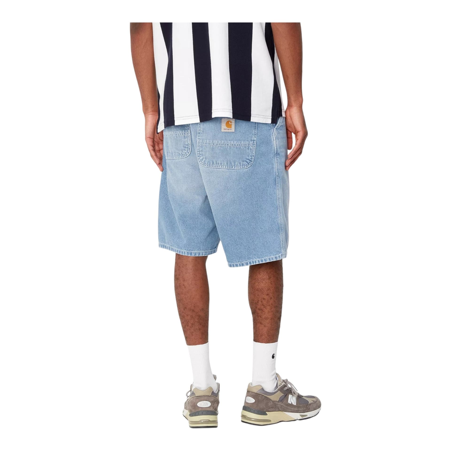 CARHARTT WIP carhartt wip simple short - blue light true washed - 3