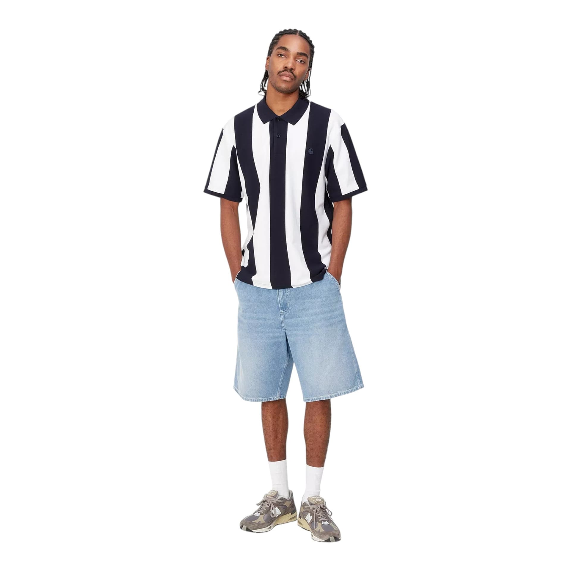 CARHARTT WIP carhartt wip simple short - blue light true washed - 5