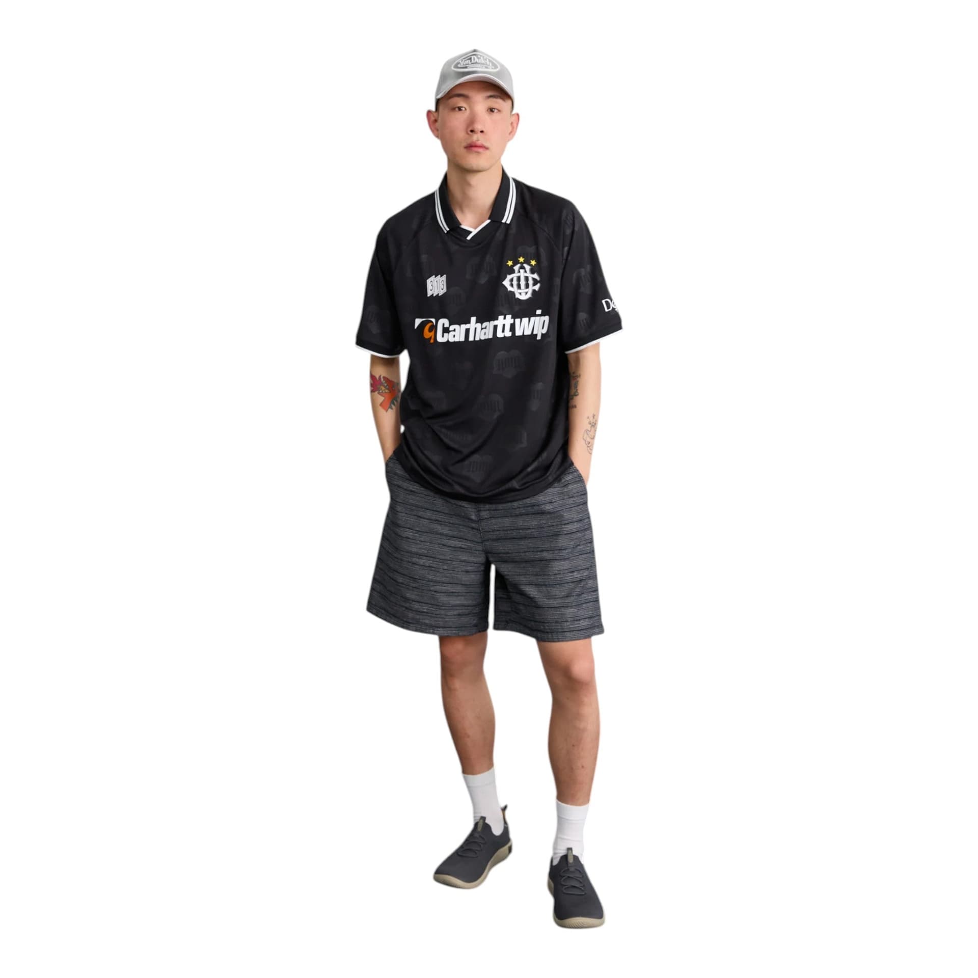 CARHARTT WIP carhartt wip gellar short - gellar stripe / black rinsed - 5