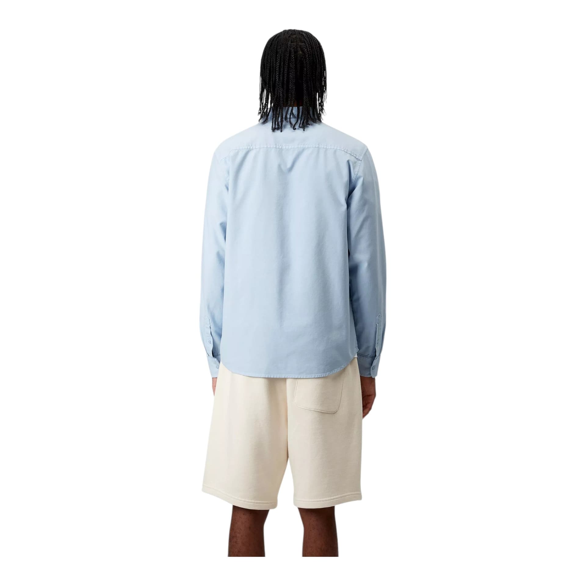 CARHARTT WIP carhartt wip l/s bolton shirt - air sky garment dyed - 4