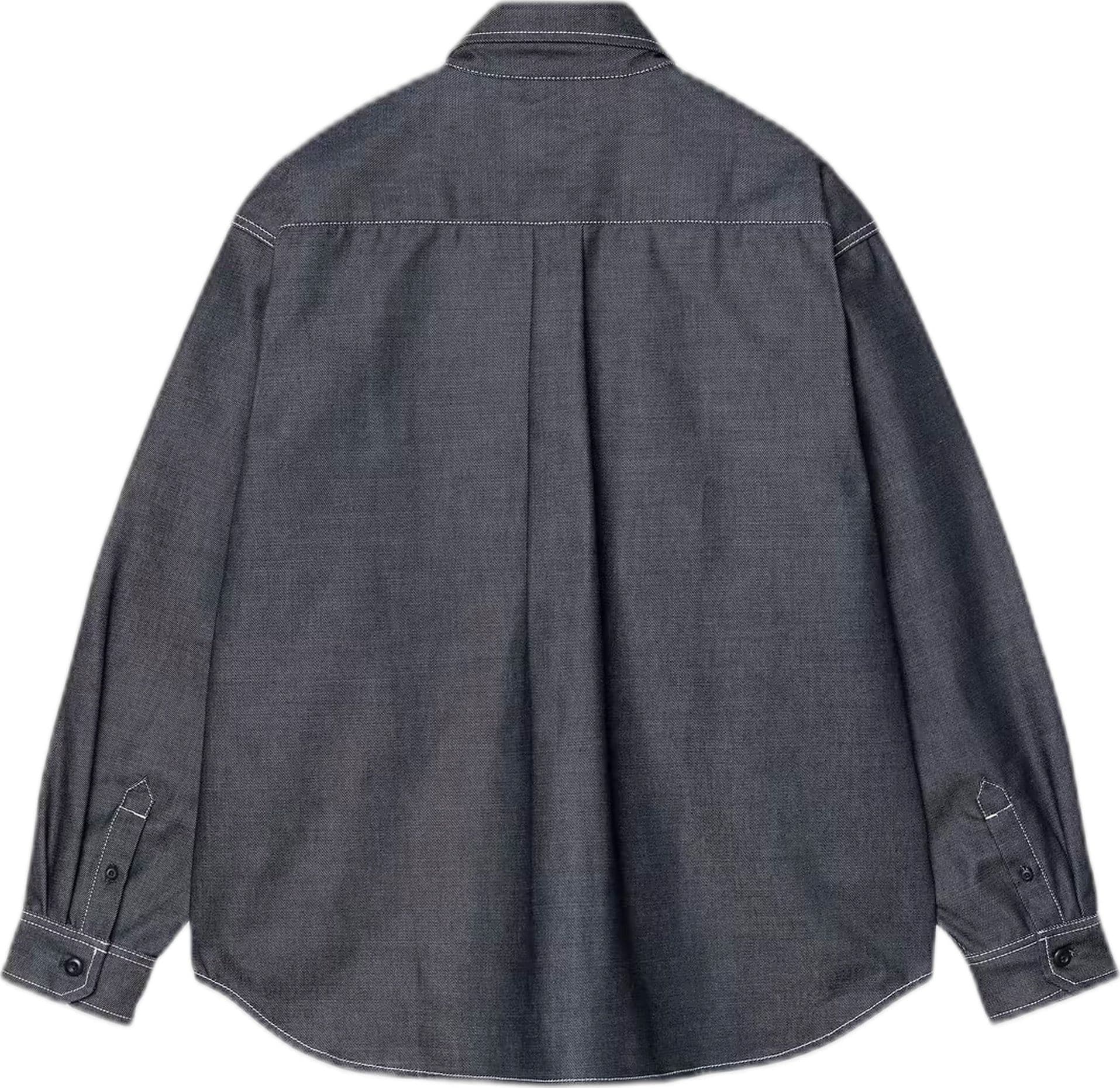 CARHARTT WIP camicia carhartt wip og tigan shirt jacket - blue rigid - 7