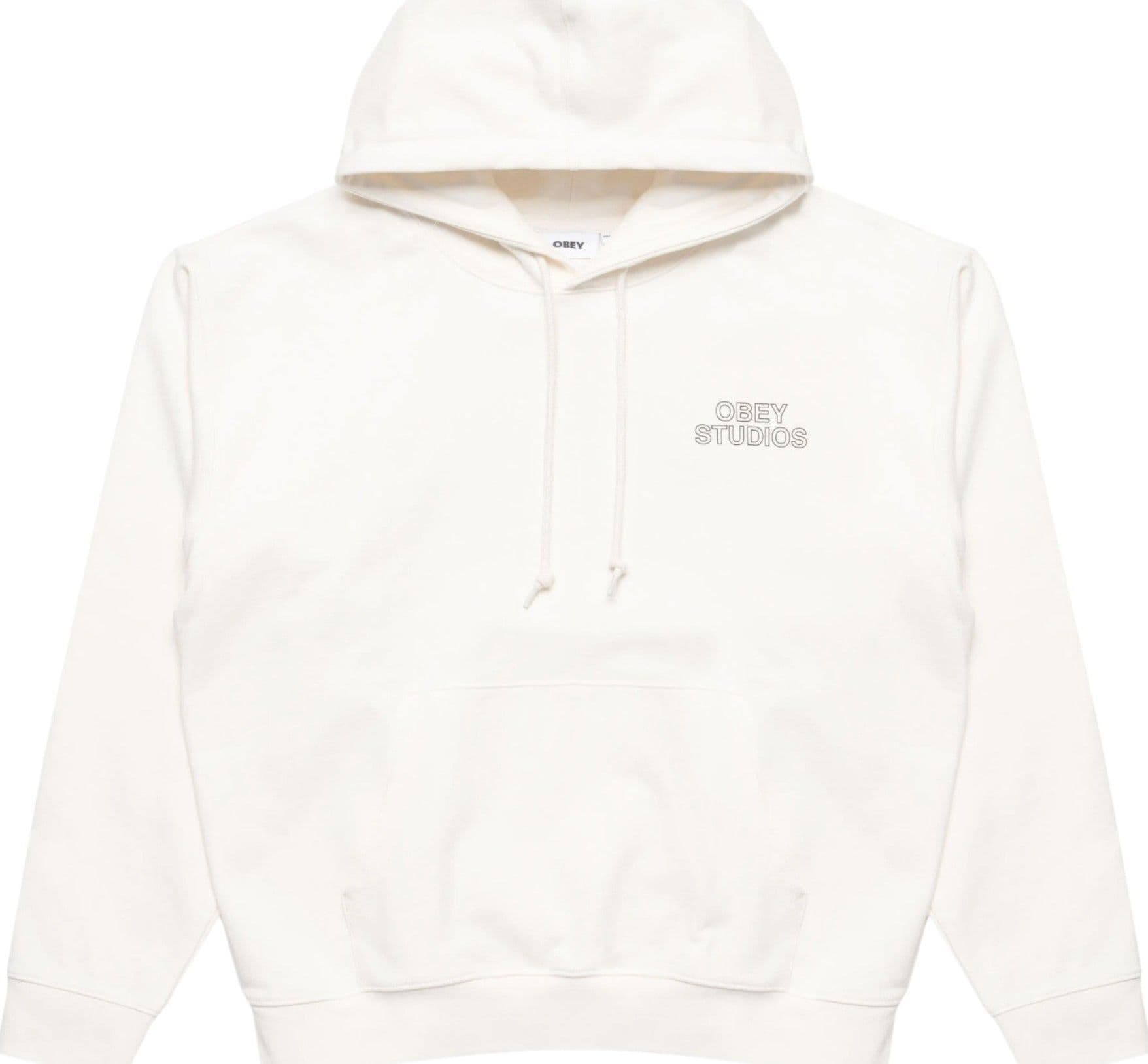 OBEY felpa obey studios palette fleece - unbleached