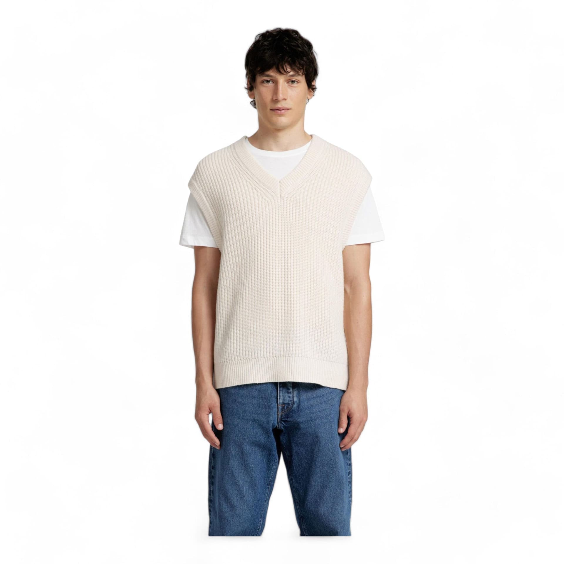SELECTED HOMME selected homme slhland sl knit relaxed waistcoat - 2