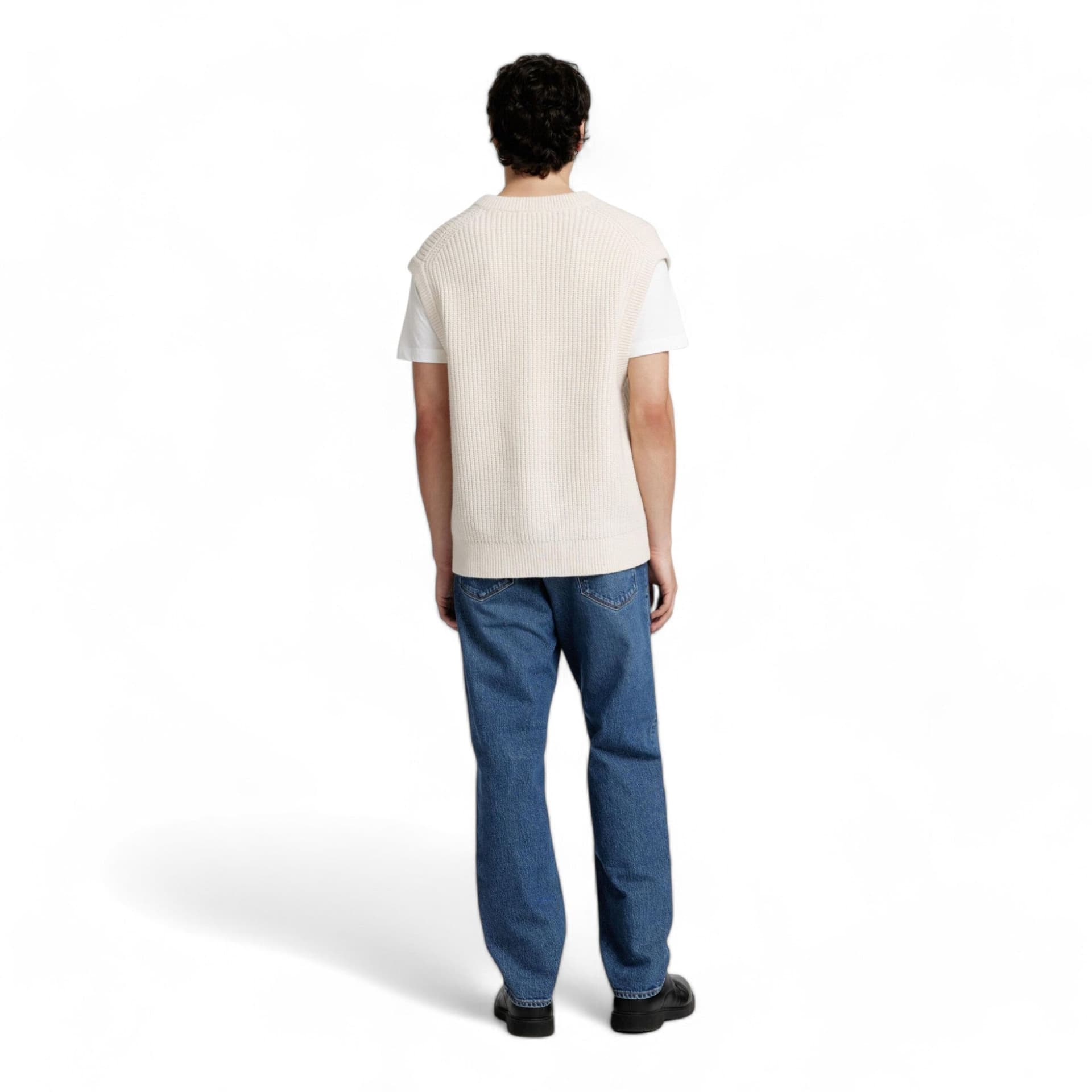 SELECTED HOMME selected homme slhland sl knit relaxed waistcoat - 3