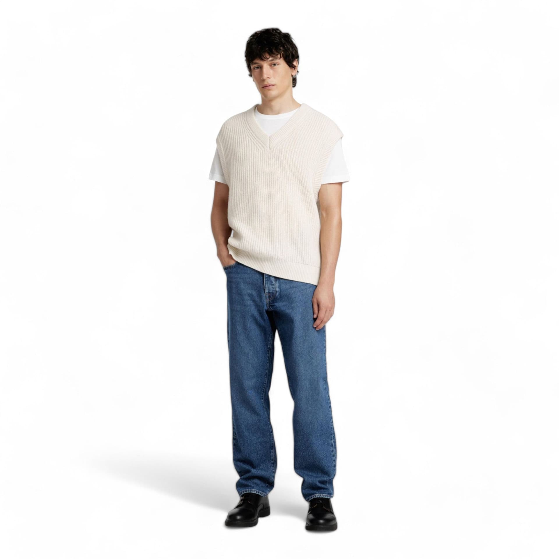 SELECTED HOMME selected homme slhland sl knit relaxed waistcoat - 4