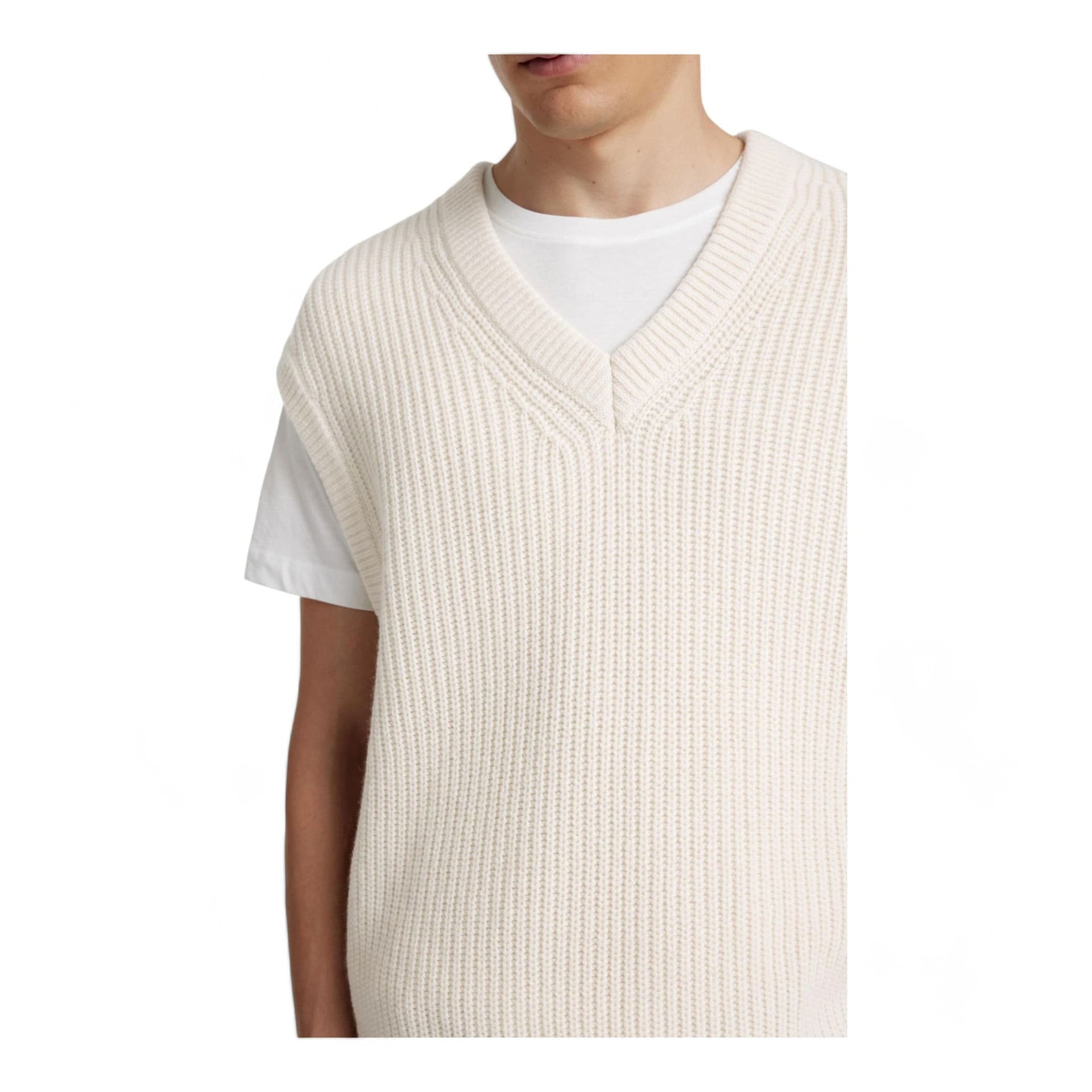 SELECTED HOMME selected homme slhland sl knit relaxed waistcoat - 5