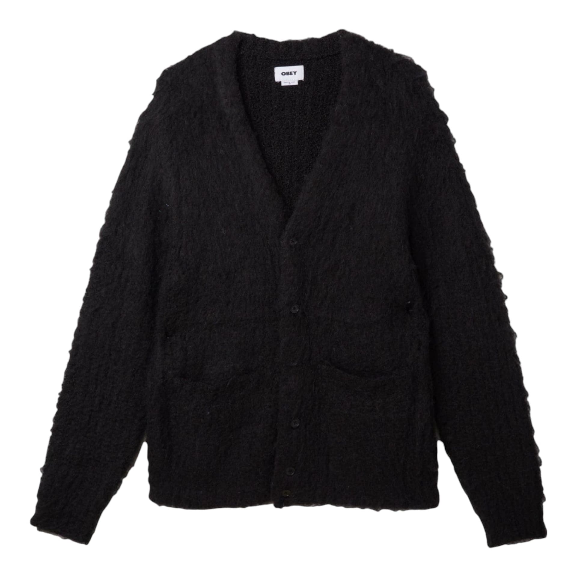 OBEY cardigan obey patron cardigan - black - 7