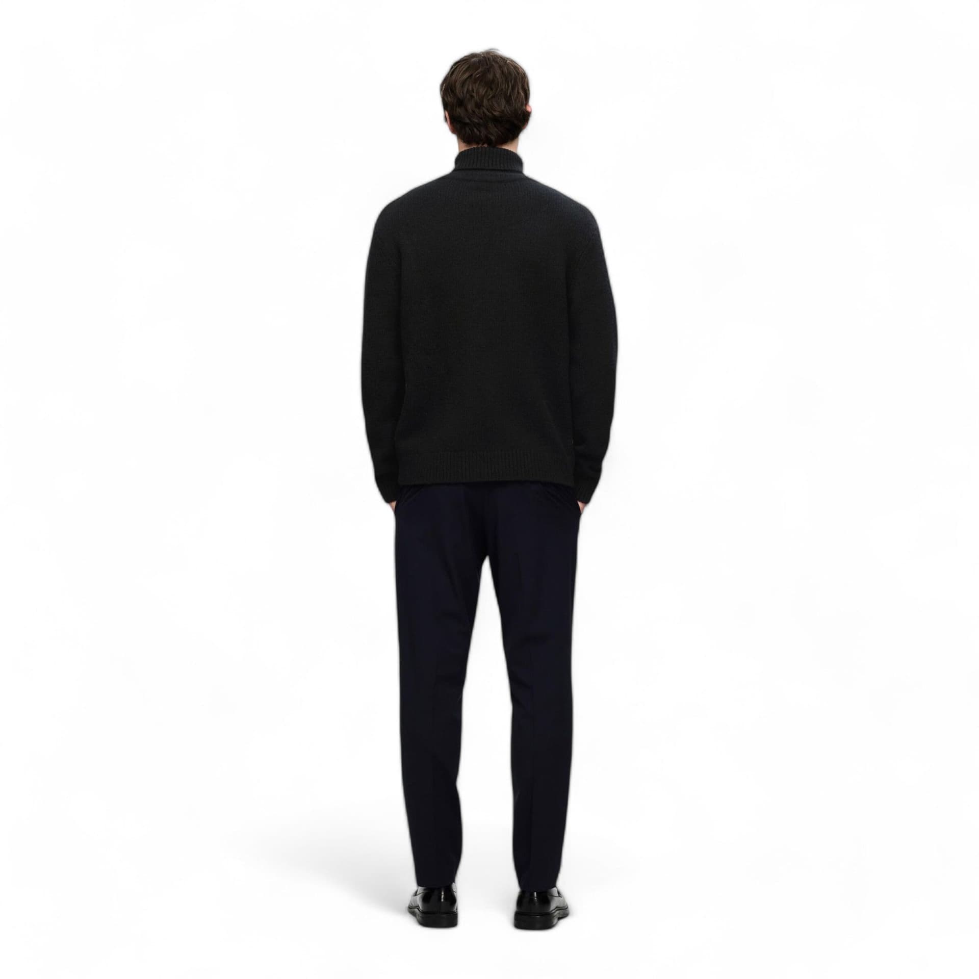 SELECTED HOMME selected homme slhcody ls knit relaxed roll neck - 3