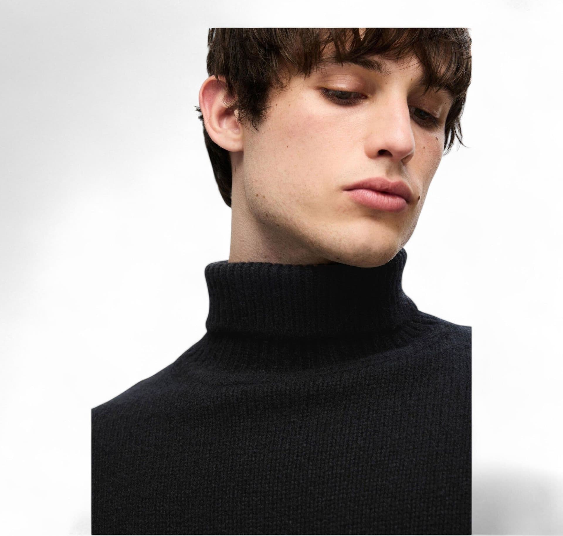 SELECTED HOMME selected homme slhcody ls knit relaxed roll neck - 5