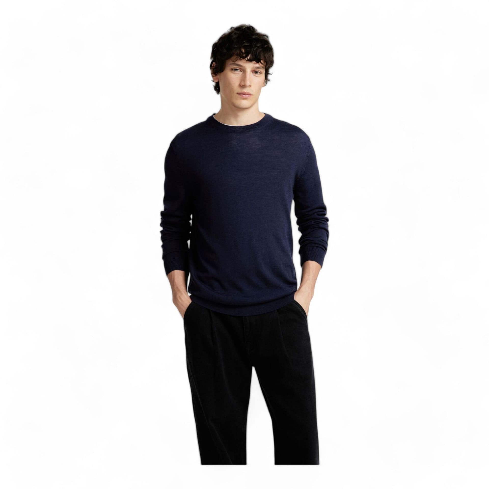 SELECTED HOMME selected homme slhtray ls knit merino roll neck noos - 6