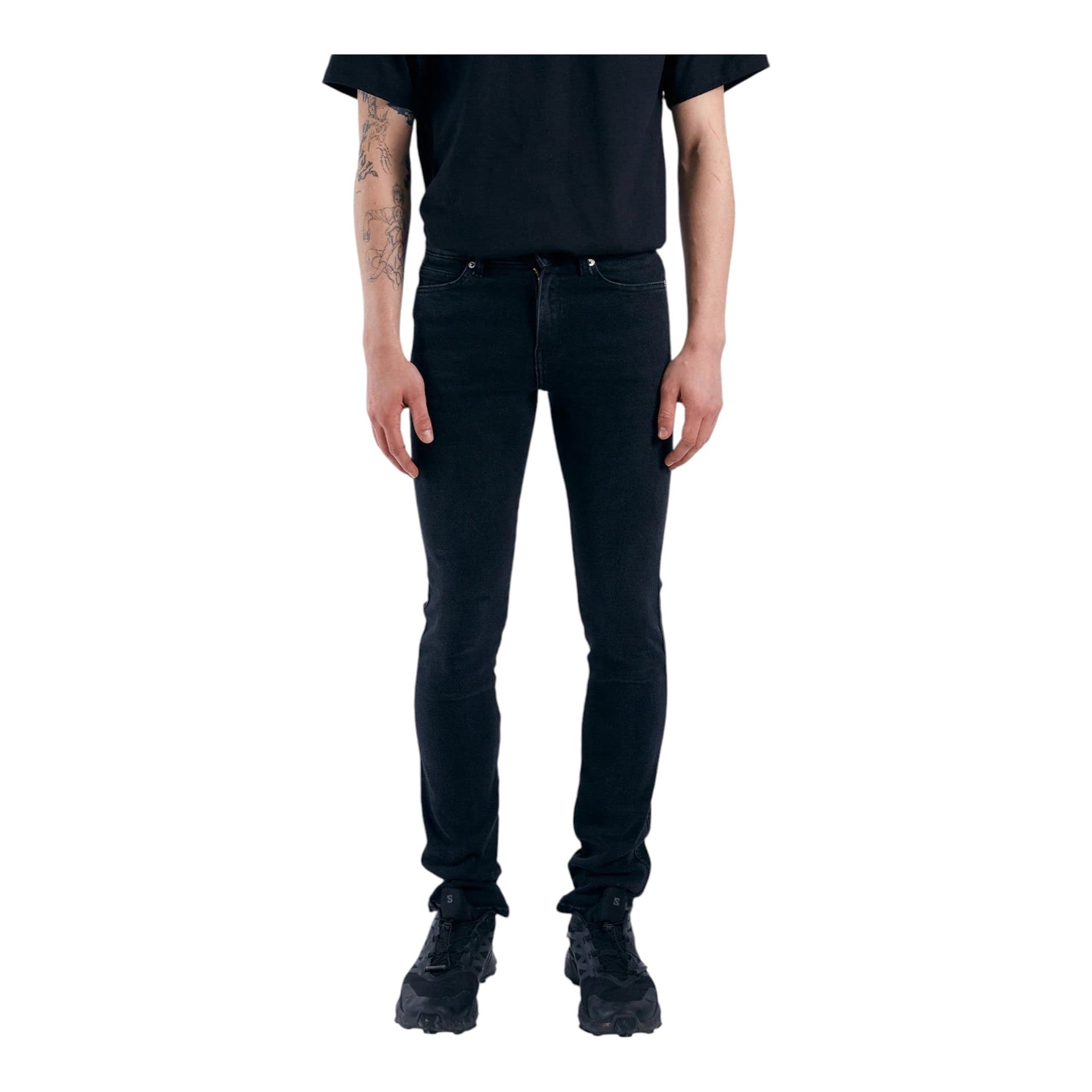 DRDENIM jeans uomo dr denim snap - black mist - 9
