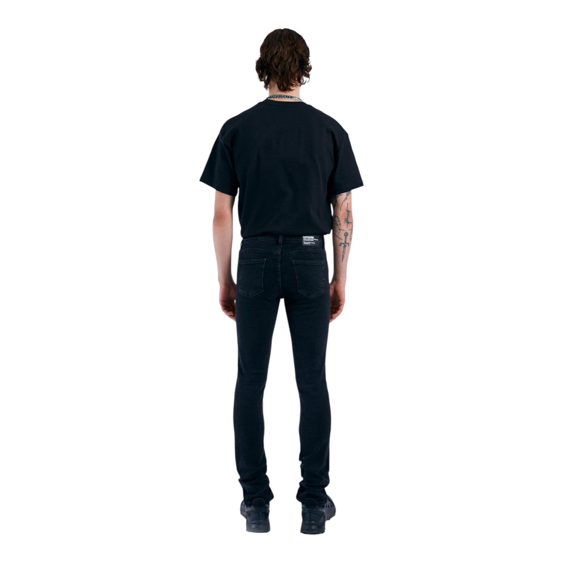 DRDENIM jeans uomo dr denim snap - black mist - 3