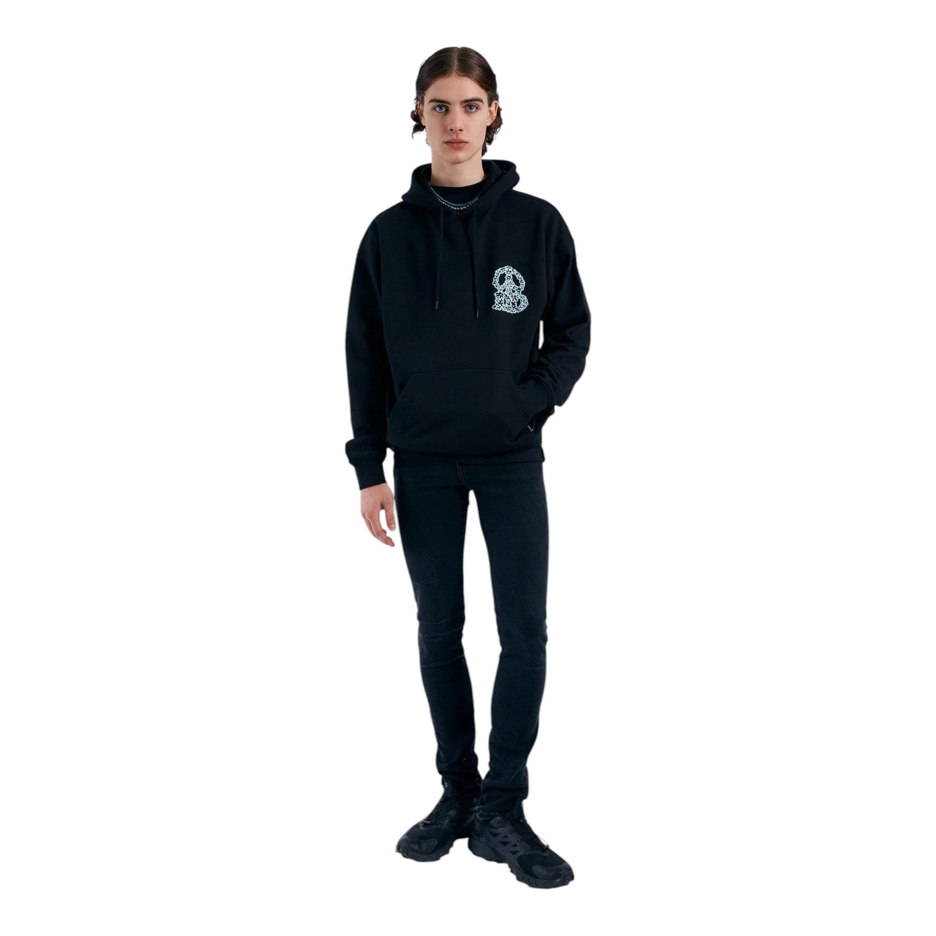 DRDENIM jeans uomo dr denim snap - black mist - 8