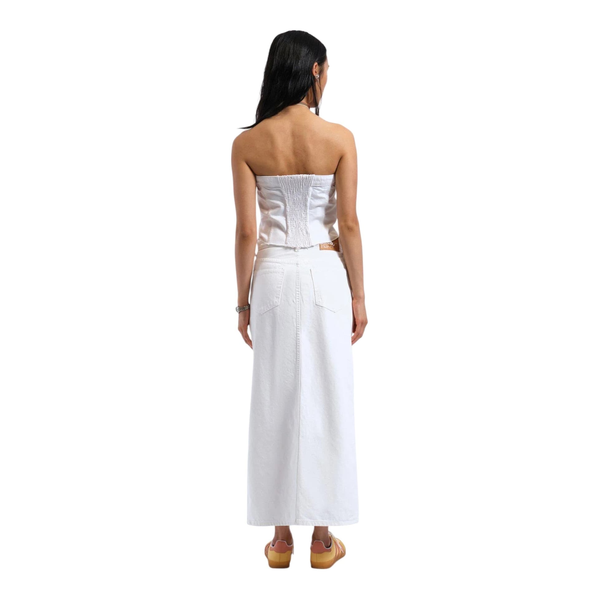 DRDENIM dr denim carli tube top - white - 5