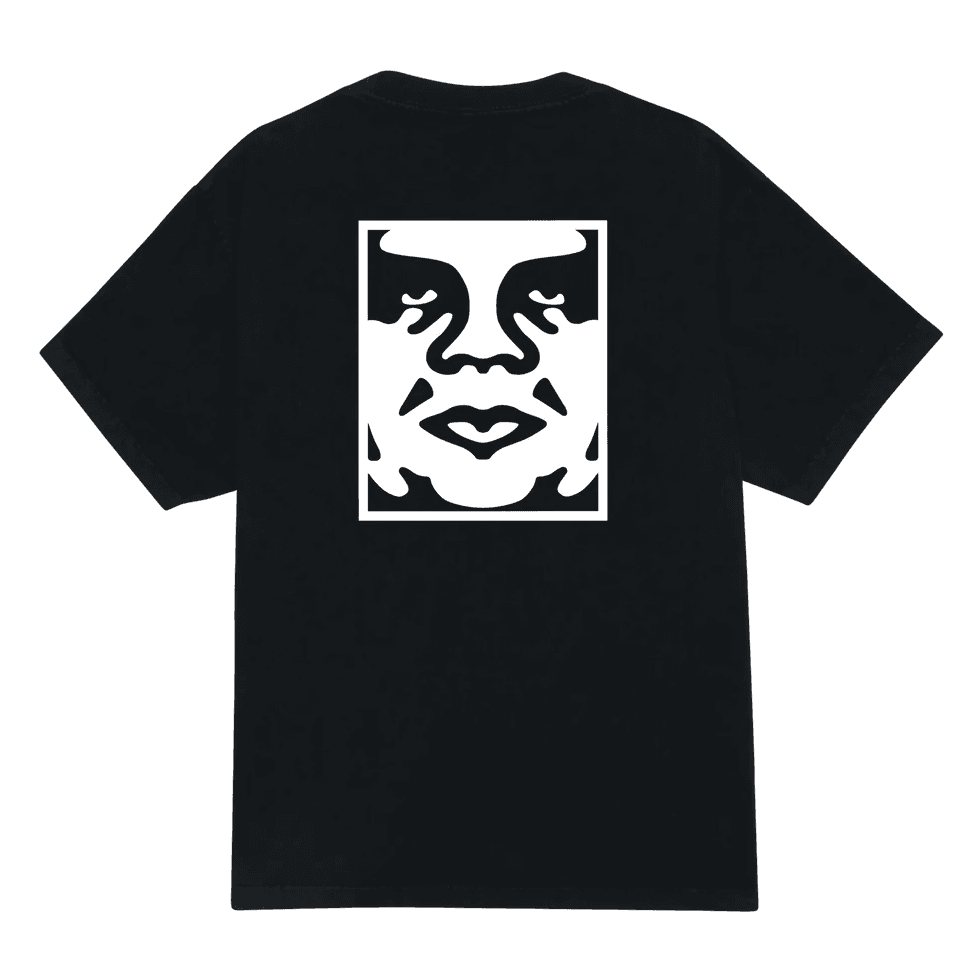 OBEY t-shirt obey bold icon face tee - pigment dusty black - 3