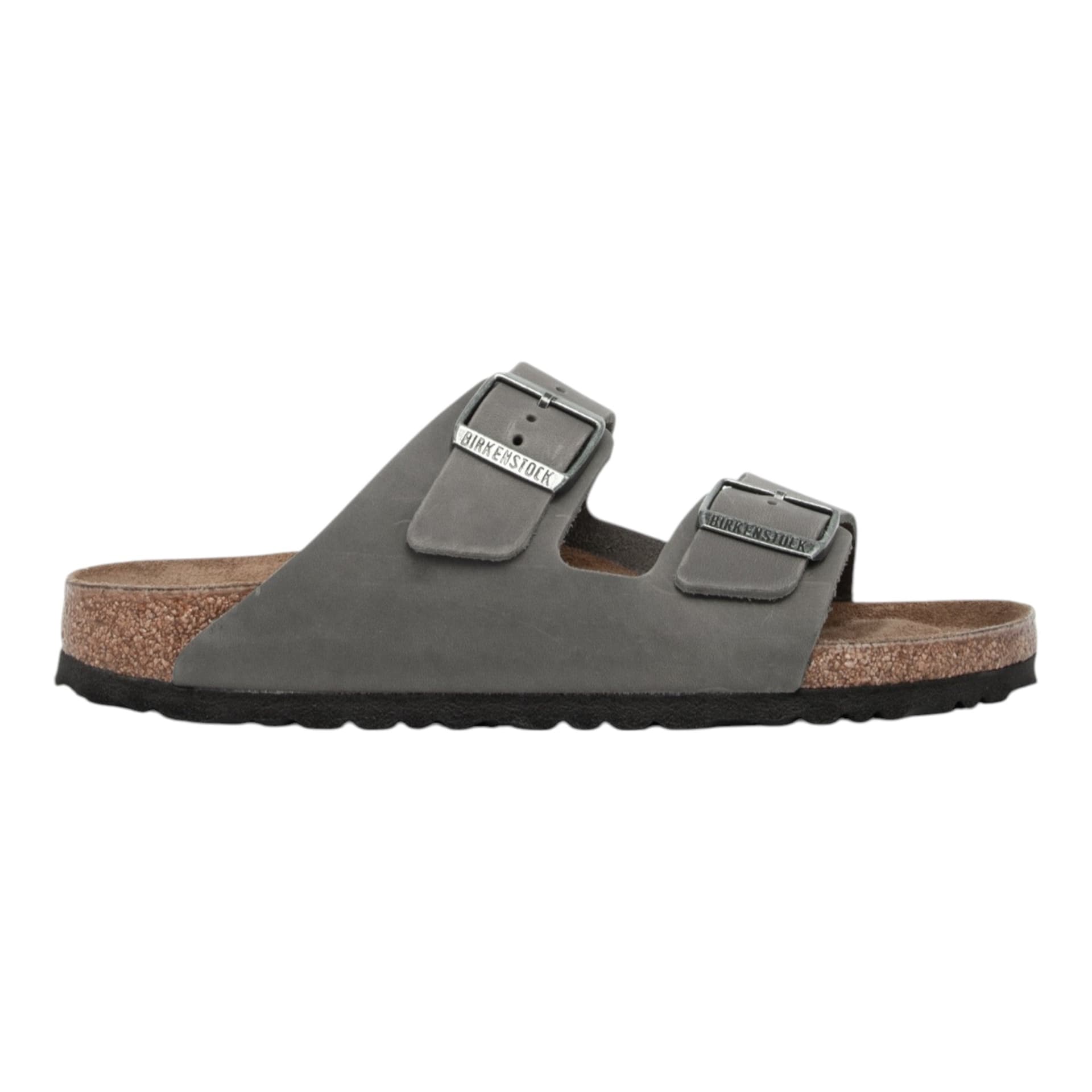 BIRKENSTOCK sandali birkenstock arizona oiled leather - iron - 7