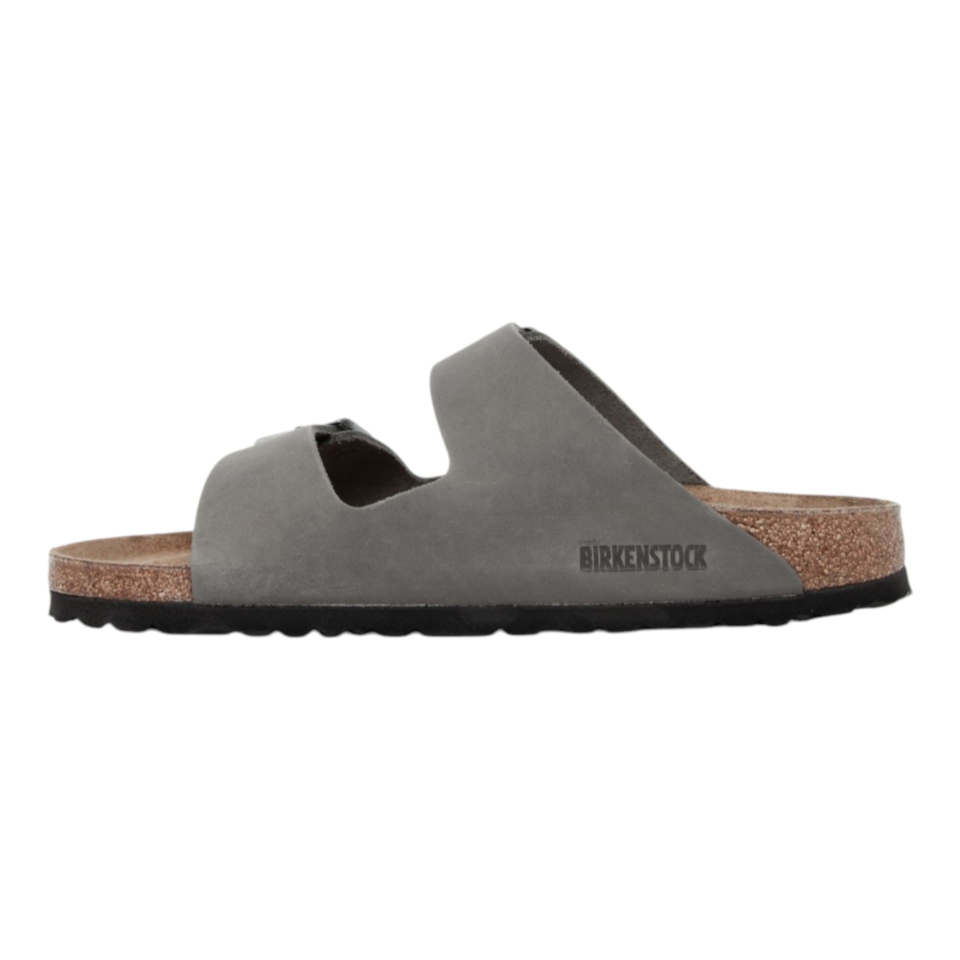 BIRKENSTOCK sandali birkenstock arizona oiled leather - iron - 5