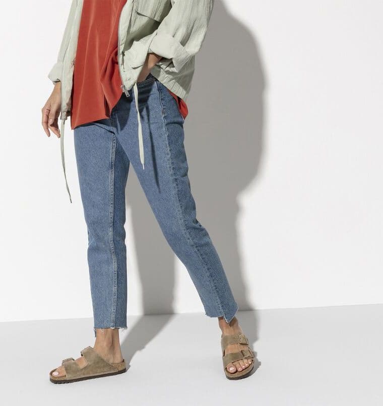 BIRKENSTOCK sandali unisex birkenstock arizona - tabacco brown - 2