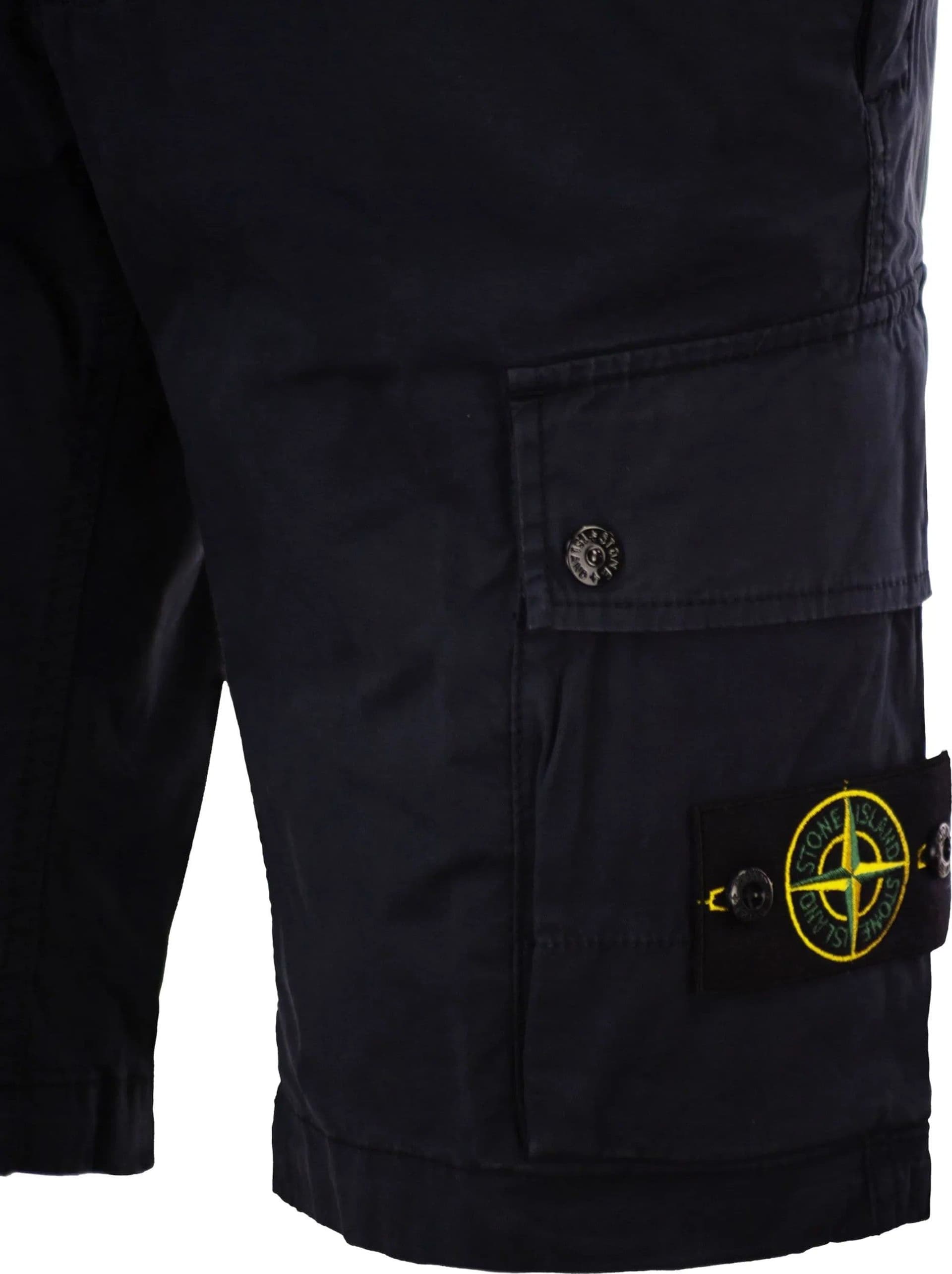 STONE ISLAND Stone Island - Pantaloni Blu e Neri da Uomo - 3