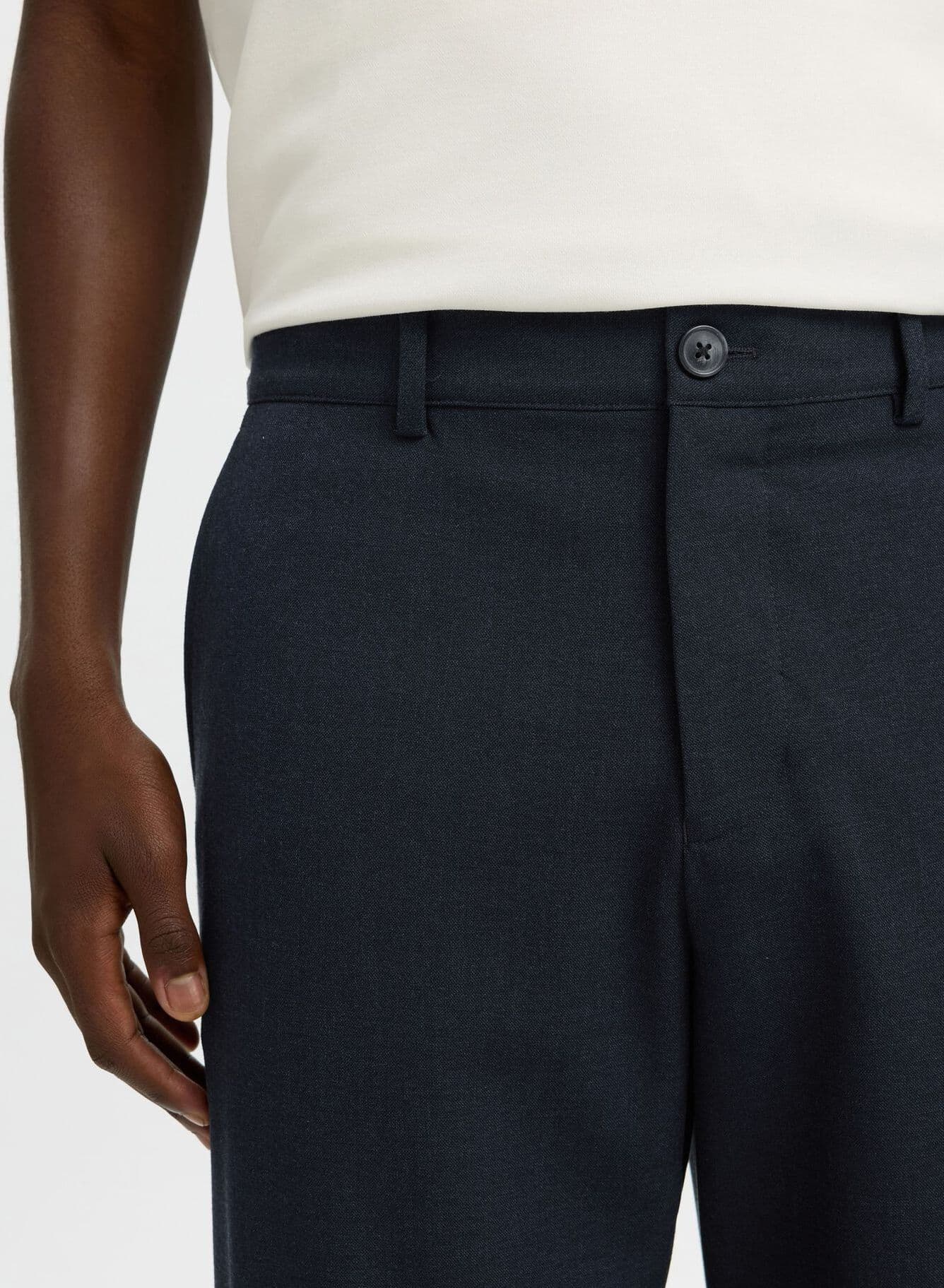 SELECTED Pantaloni Linea Baggy Uomo Selected Robert Dark Navy - 2