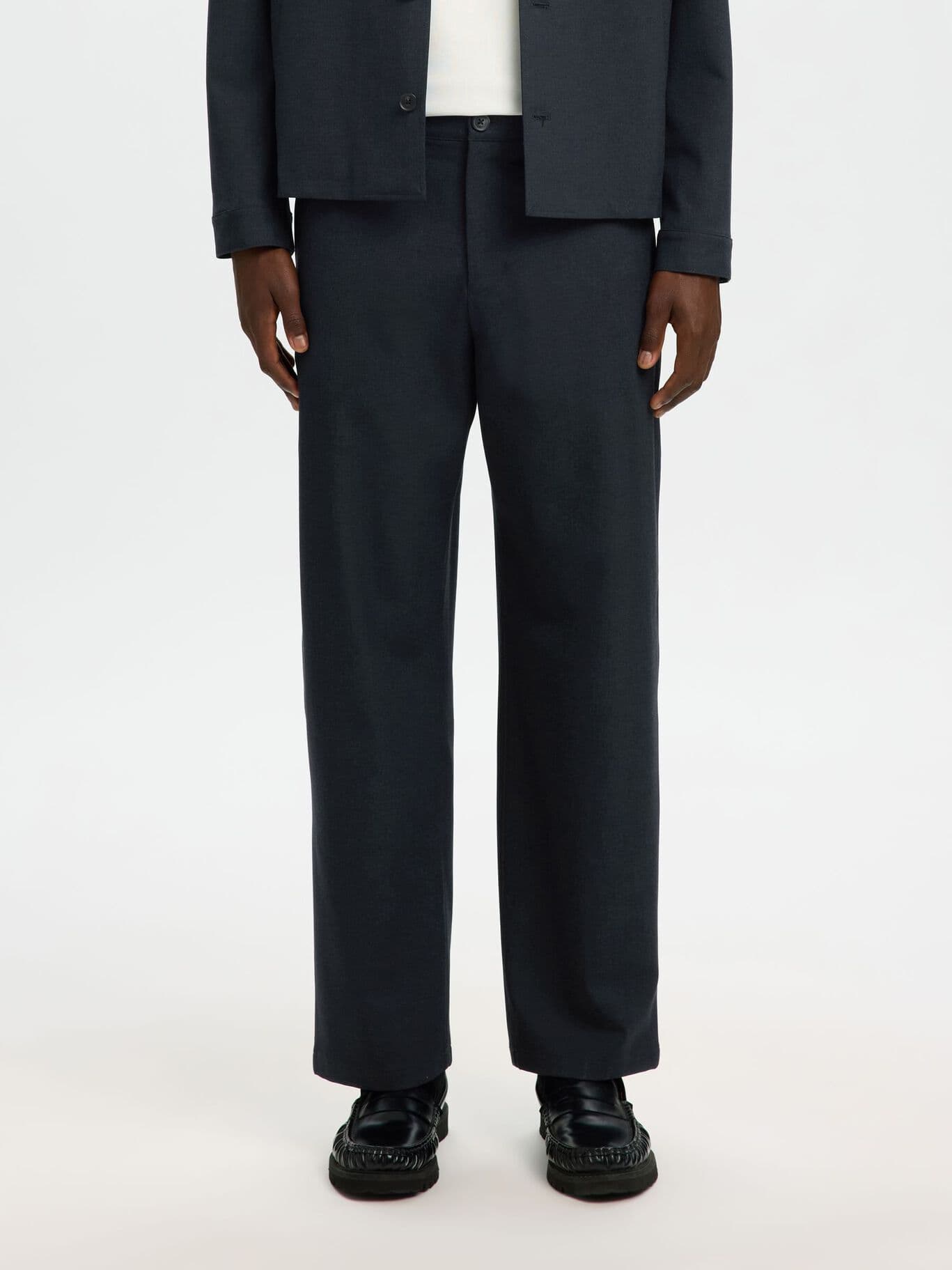 SELECTED Pantaloni Linea Baggy Uomo Selected Robert Dark Navy - 3