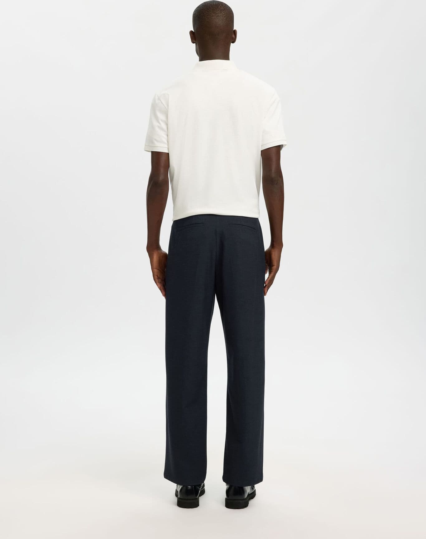 SELECTED Pantaloni Linea Baggy Uomo Selected Robert Dark Navy - 4