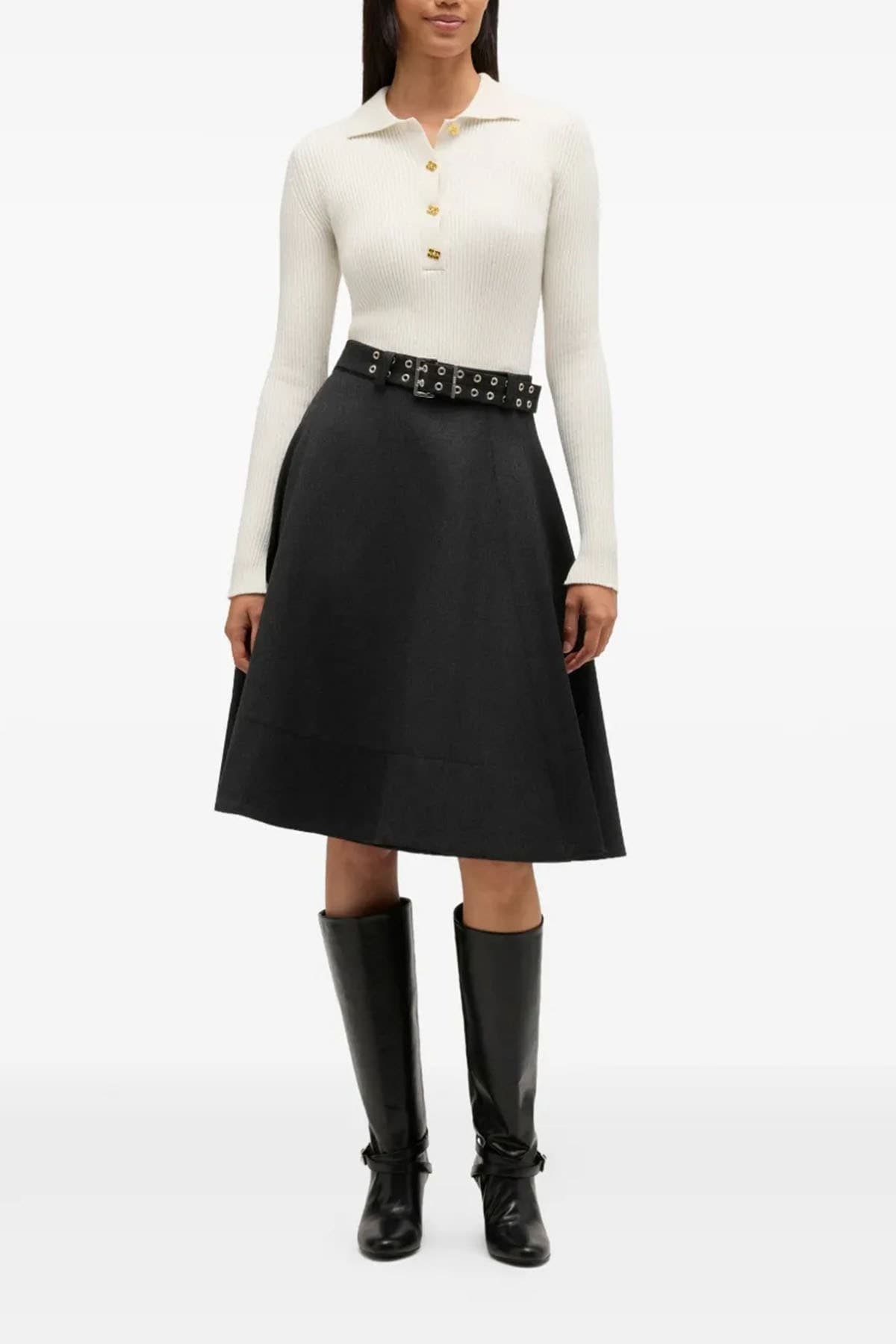 GANNI  T-shirt e Polo Ivory - 2