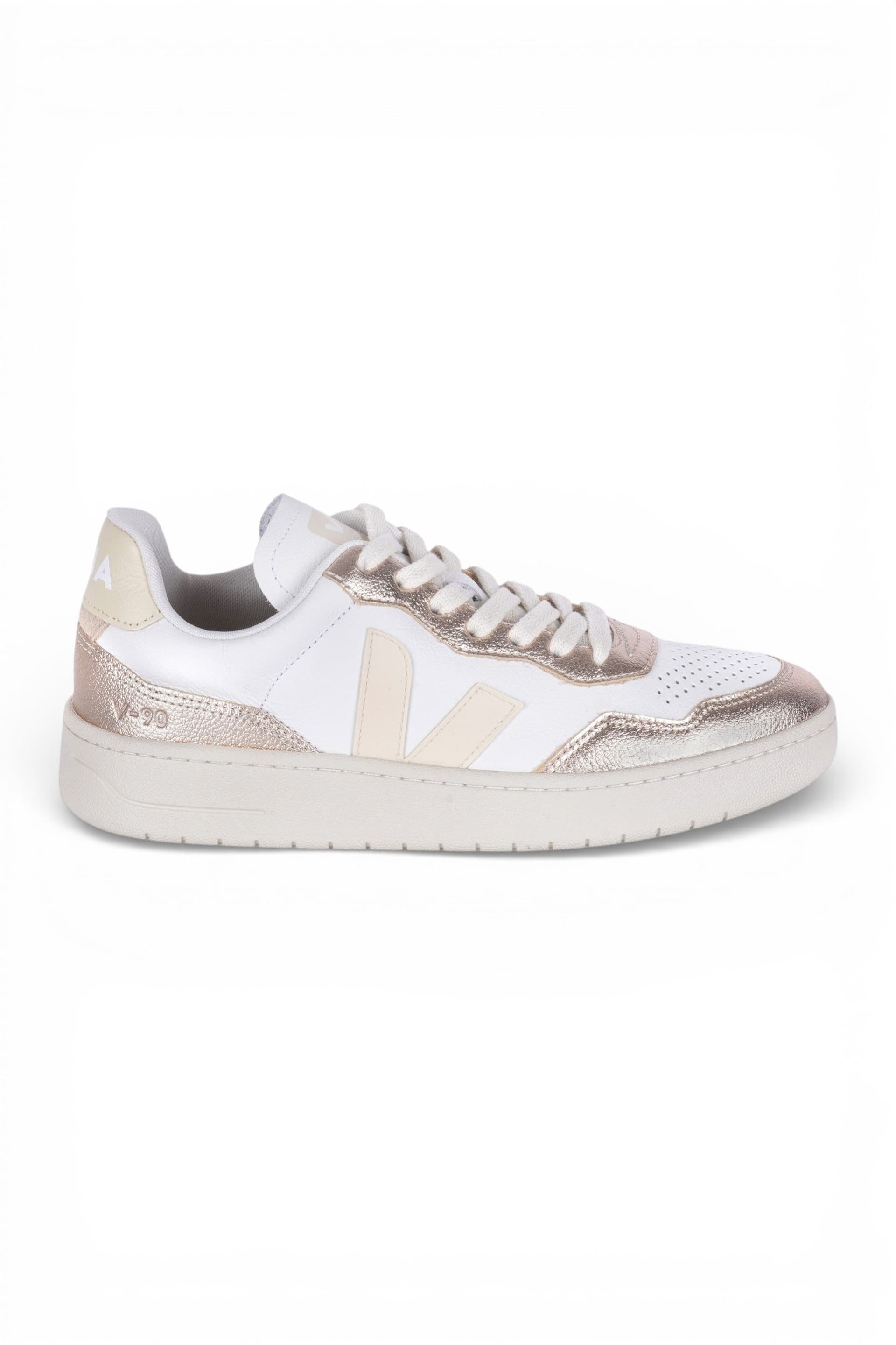 VEJA Veja - Sneakers - 471073 - Bianco/Oro - 8
