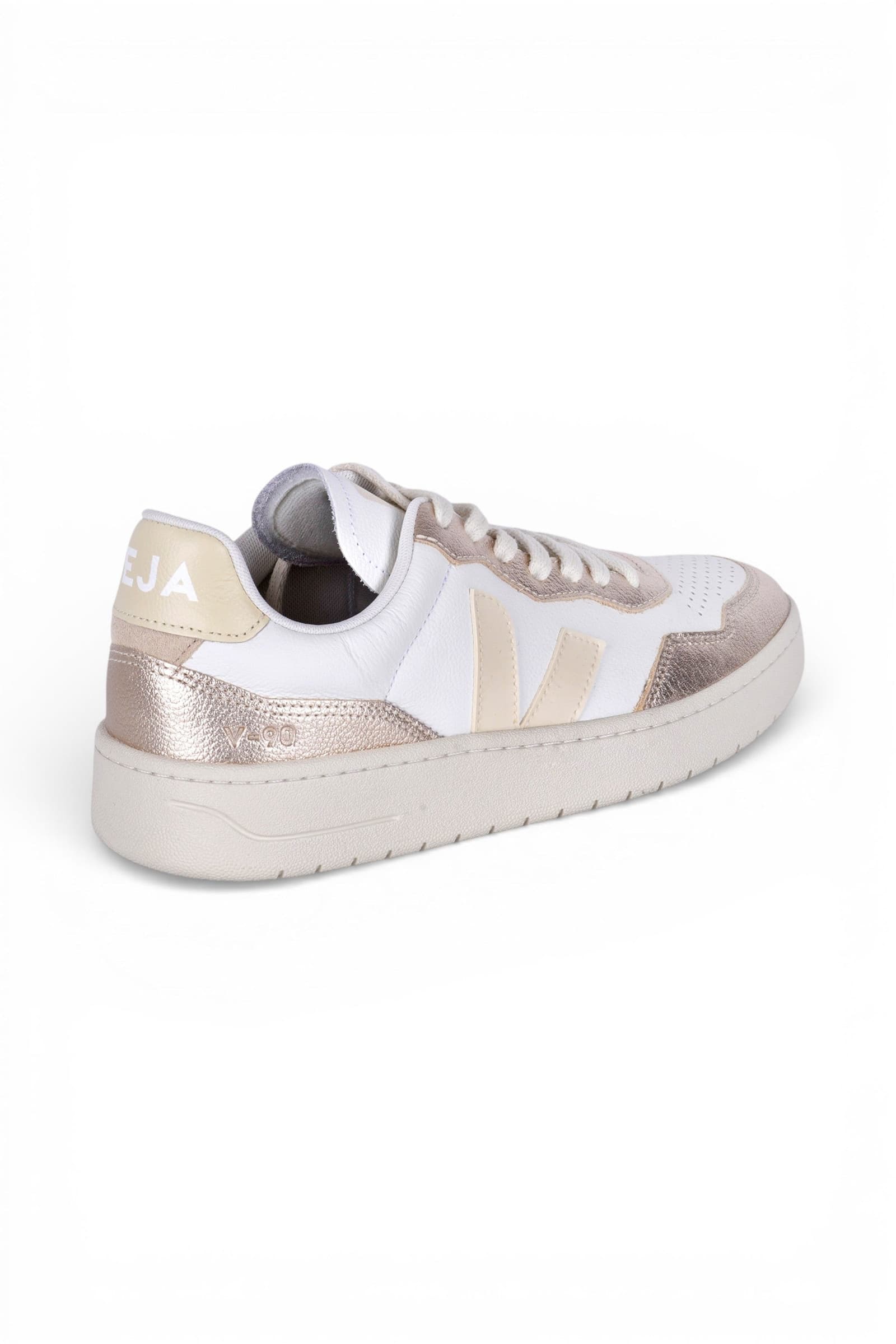 VEJA Veja - Sneakers - 471073 - Bianco/Oro - 4