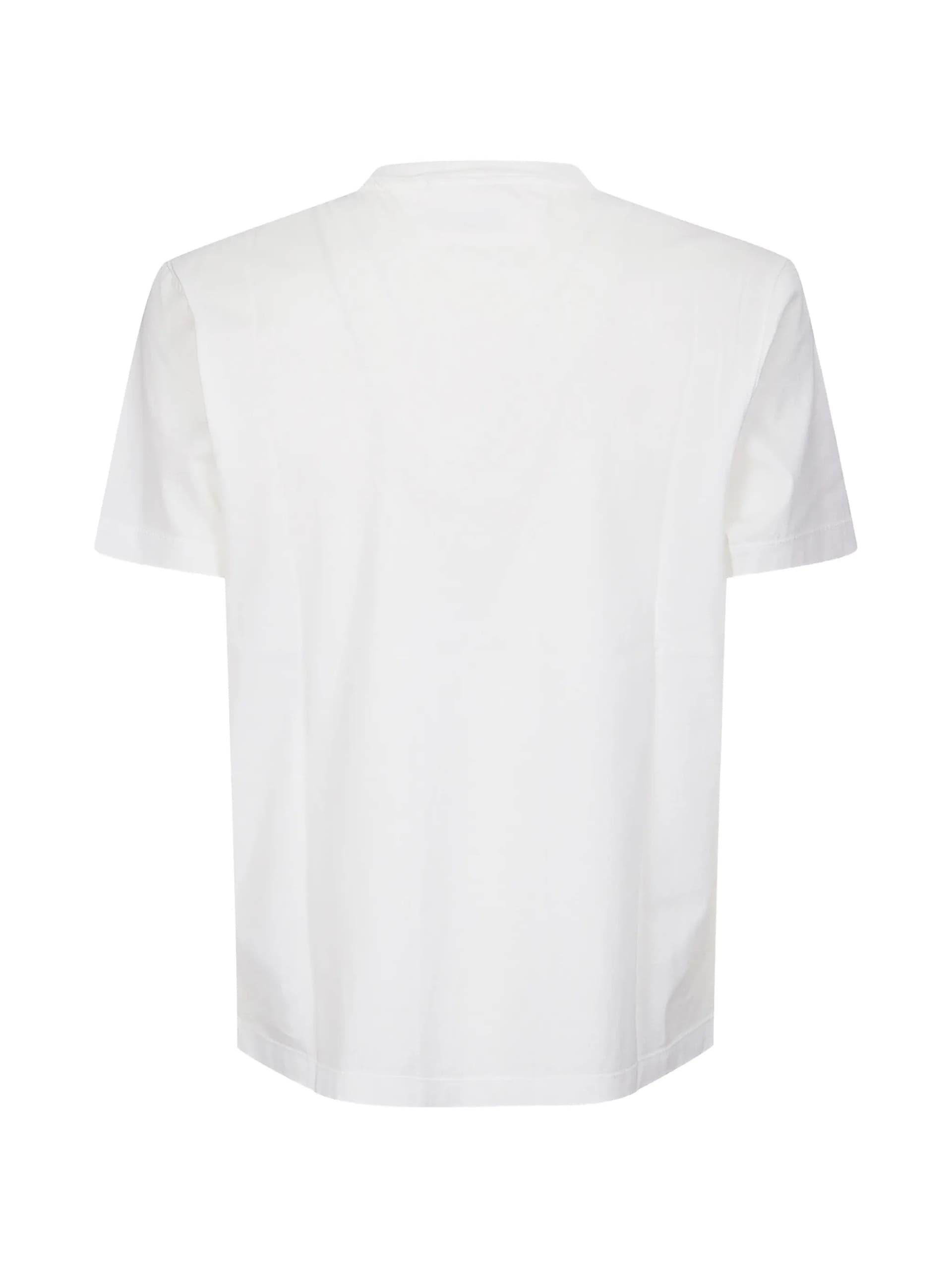 C.P. Company  - T-Shirt C.P Bianca e Nera da Uomo - 2
