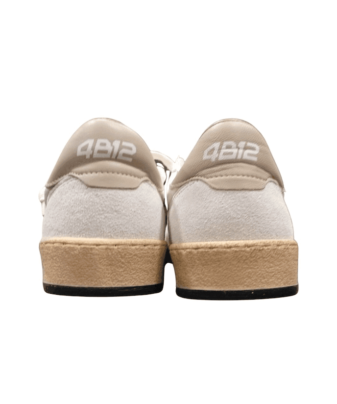 4B12 Sneakers In Pelle Uomo  Playnew Camel - 2