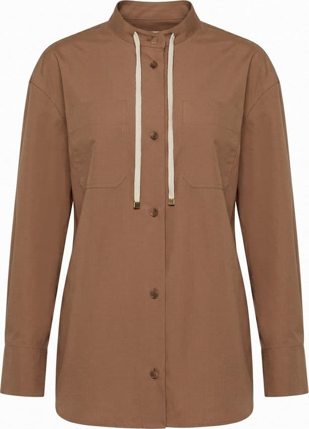 S Max Mara  Camicie Castagna