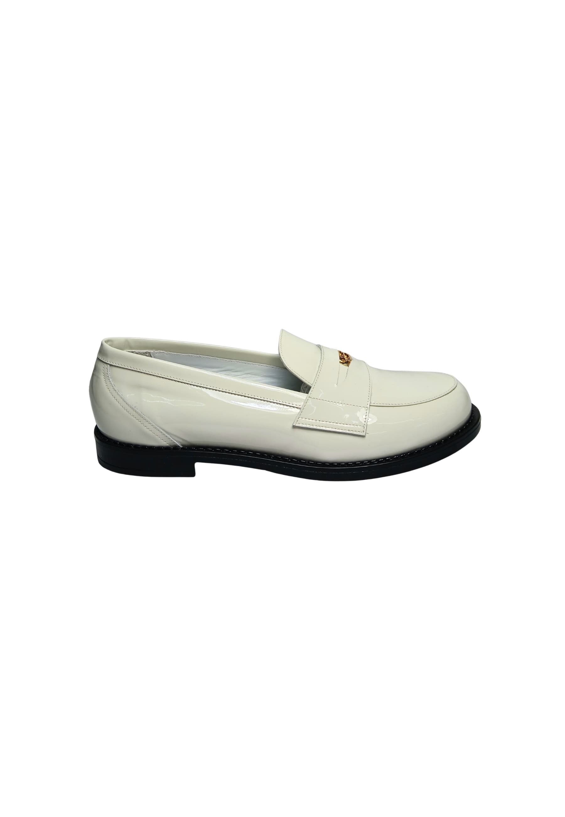 BALDININI SHOES D5F007P2VERN0030 Baldinini shoes Donna Pelle verniciata Bianco Sporco - 6