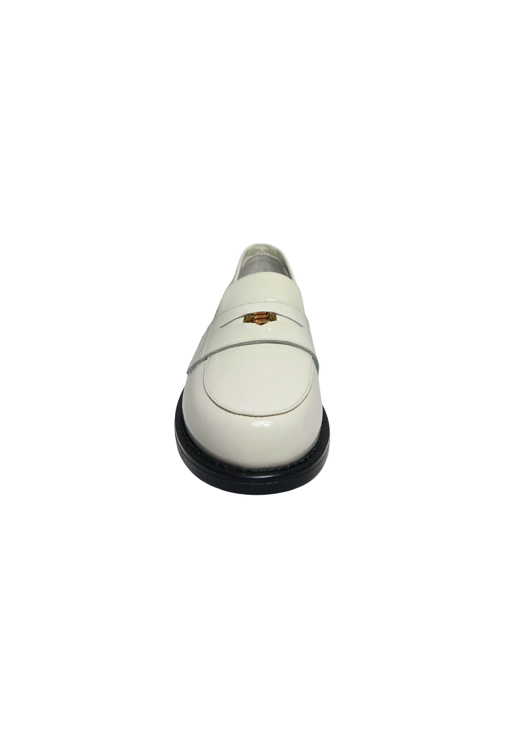 BALDININI SHOES D5F007P2VERN0030 Baldinini shoes Donna Pelle verniciata Bianco Sporco - 2