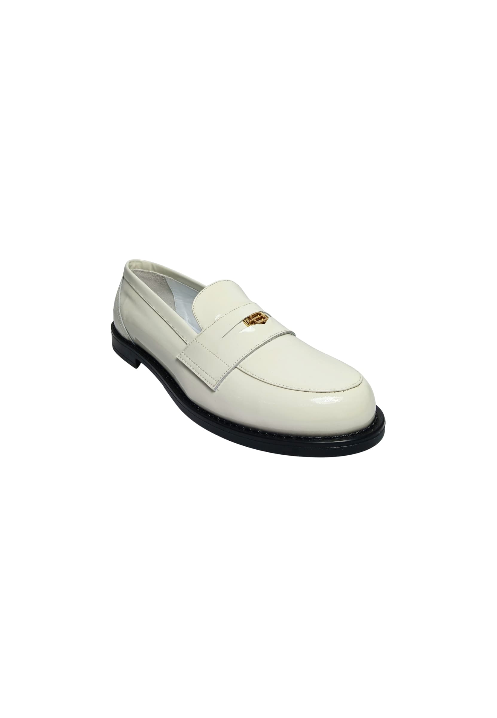 BALDININI SHOES D5F007P2VERN0030 Baldinini shoes Donna Pelle verniciata Bianco Sporco - 5