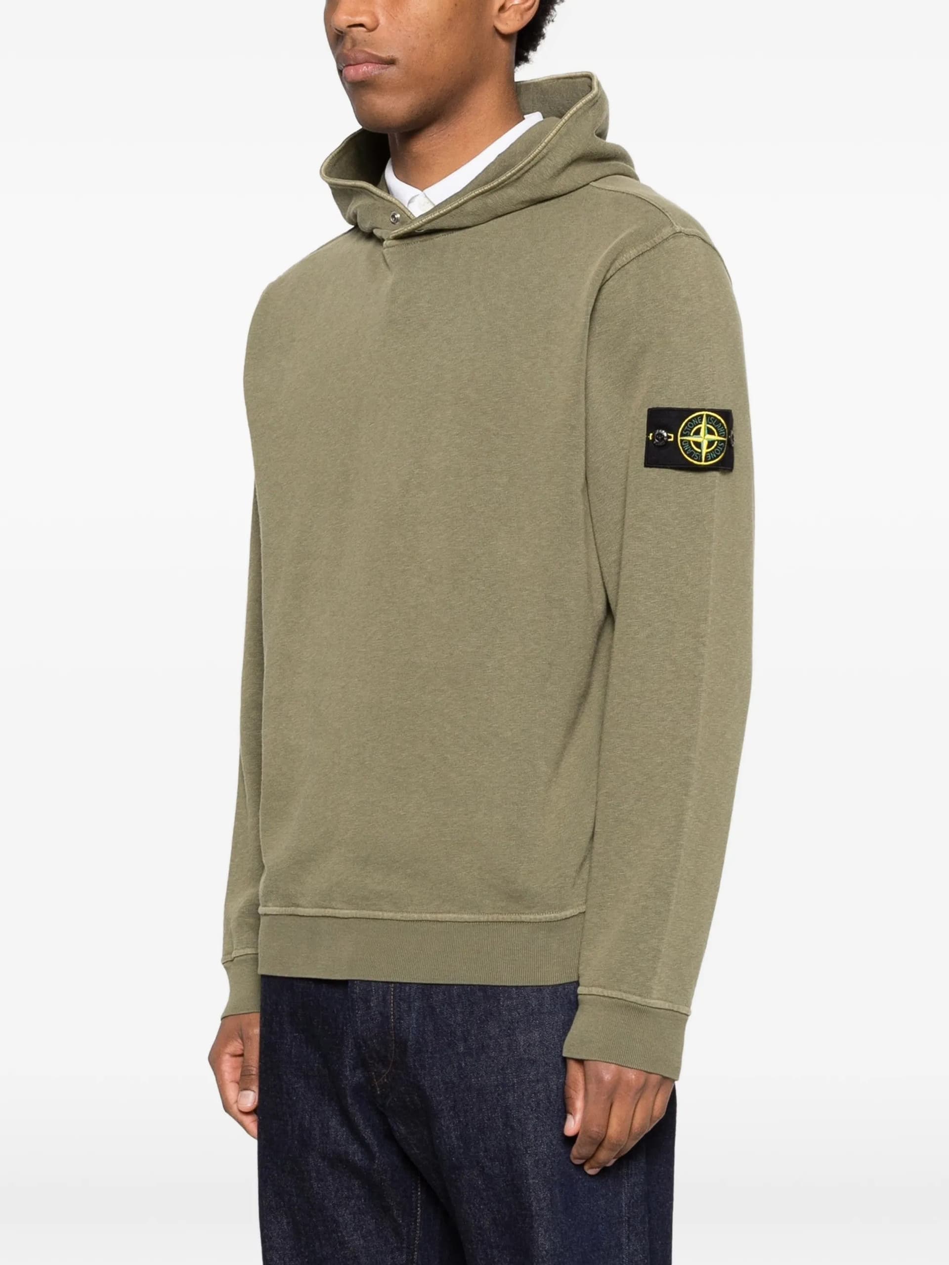 STONE ISLAND Stone Island - Maglia Grigia e Verde da Uomo - 4