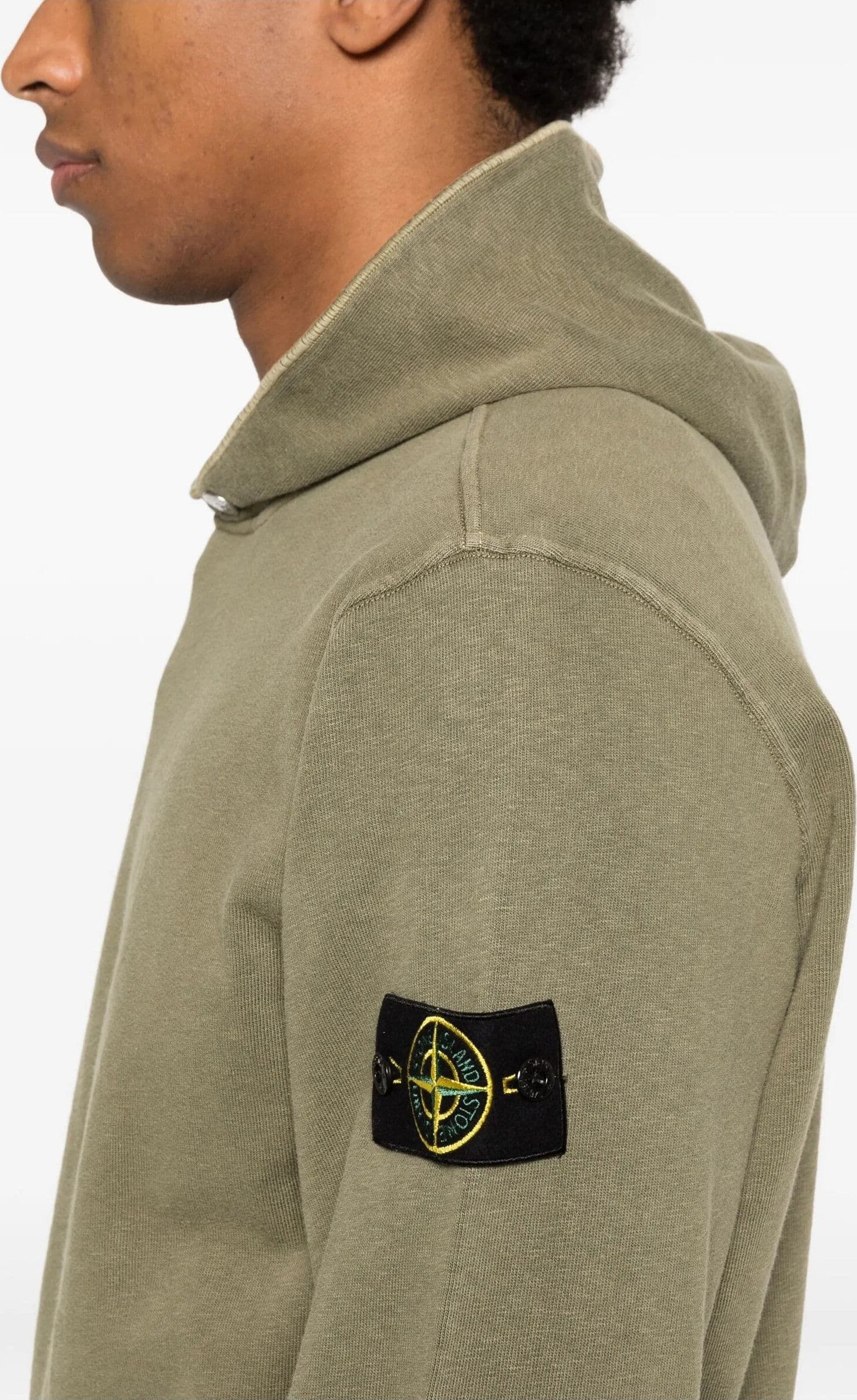 STONE ISLAND Stone Island - Maglia Grigia e Verde da Uomo - 5