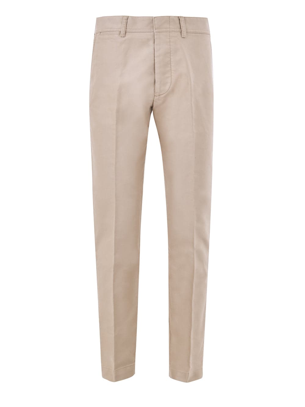 Tom Ford Pantalone Chino in Tessuto Tecnico Beige - 7