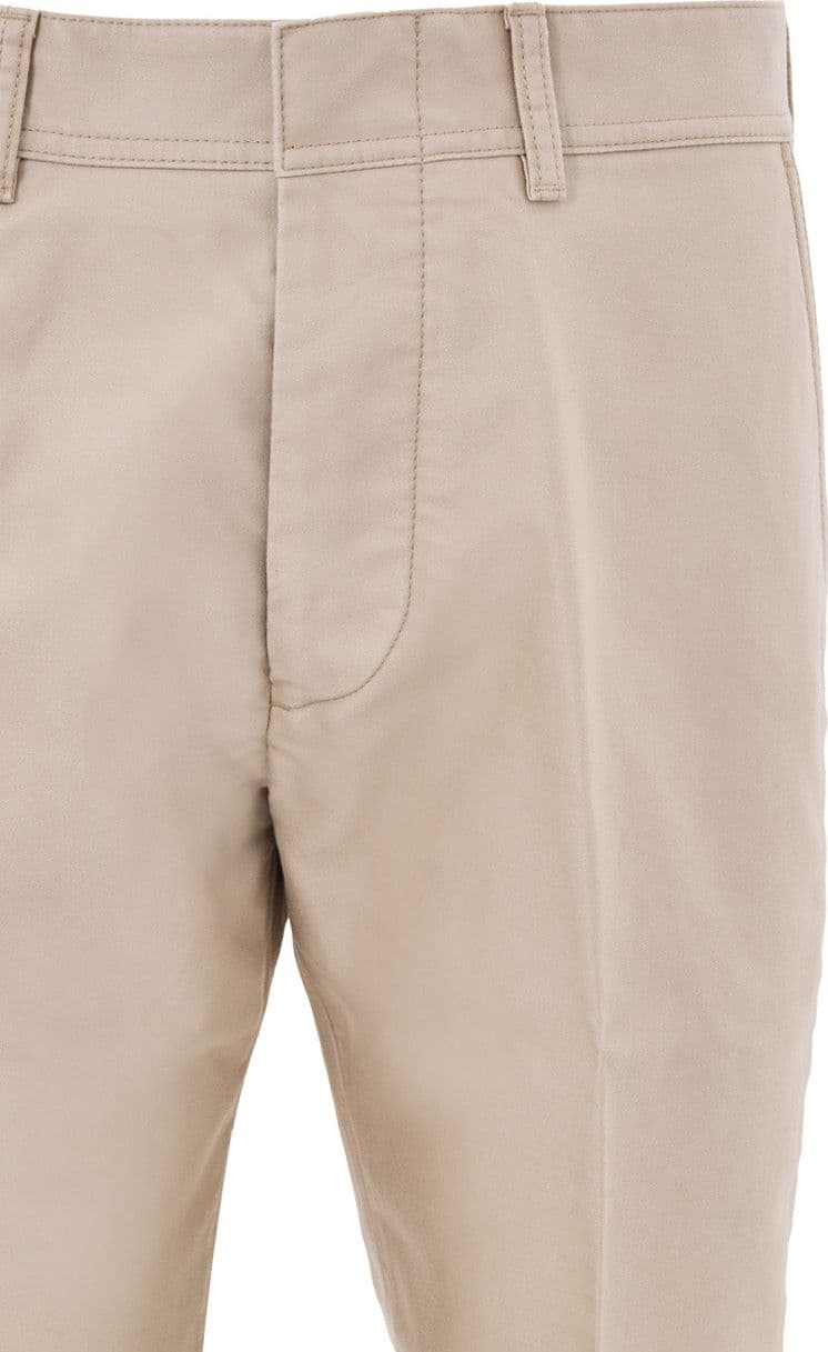 Tom Ford Pantalone Chino in Tessuto Tecnico Beige - 5