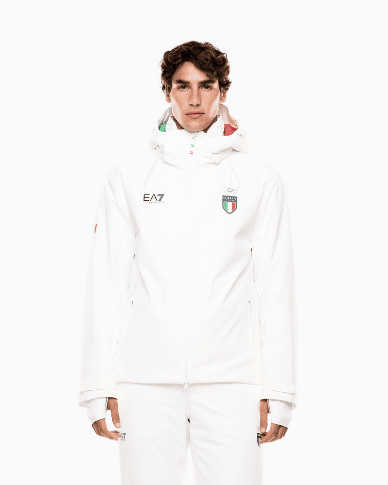 EA7 giacca uomo bianco - 3