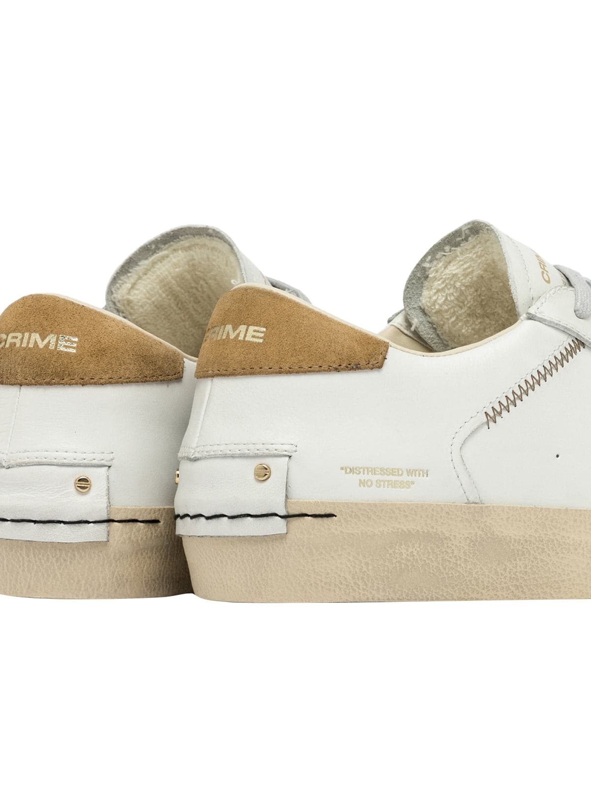 Crime London  - Sneakers Bianche da Uomo - 4